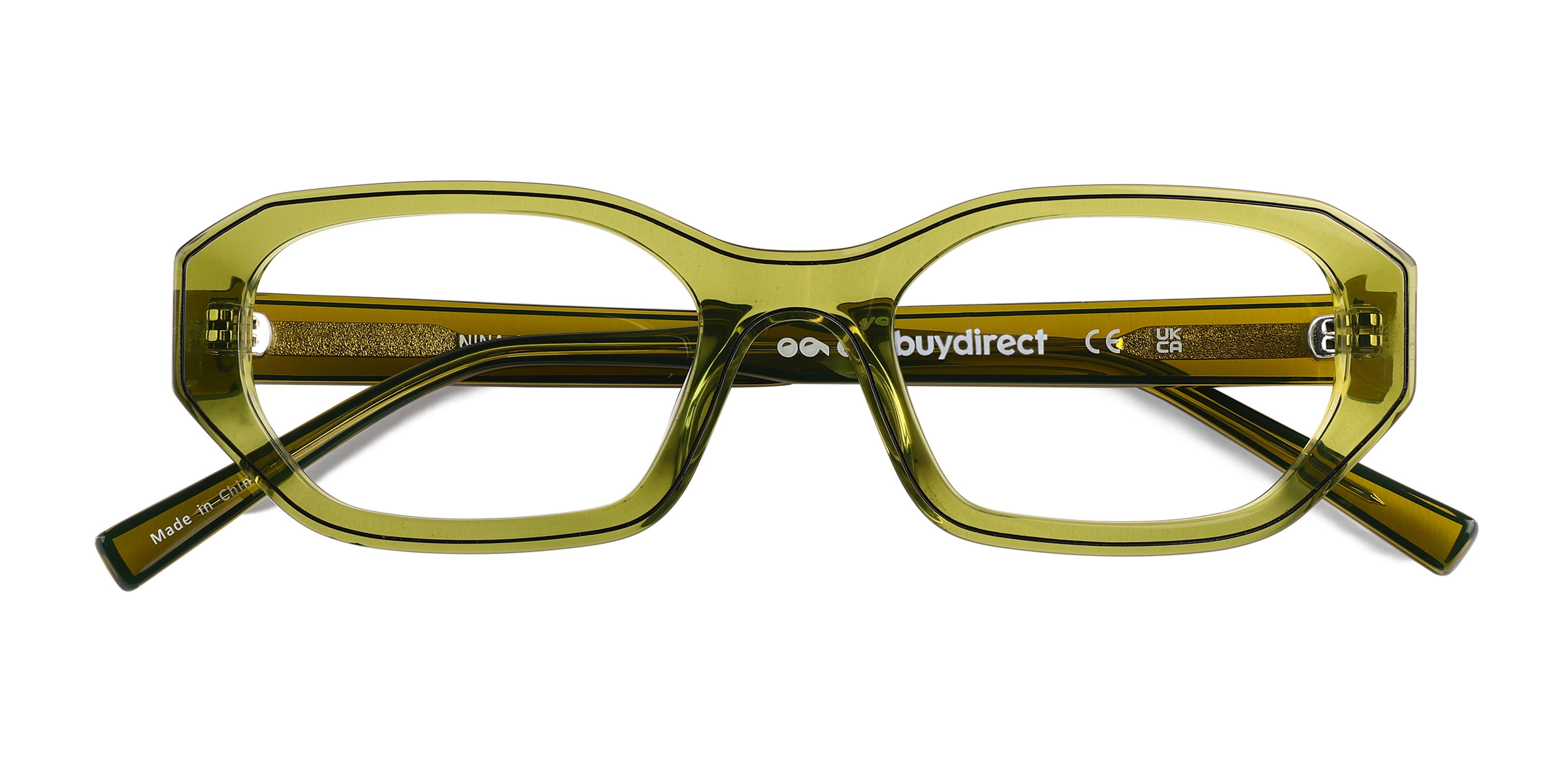 Crystal Olive Green Nina -  Acetate Eyeglasses