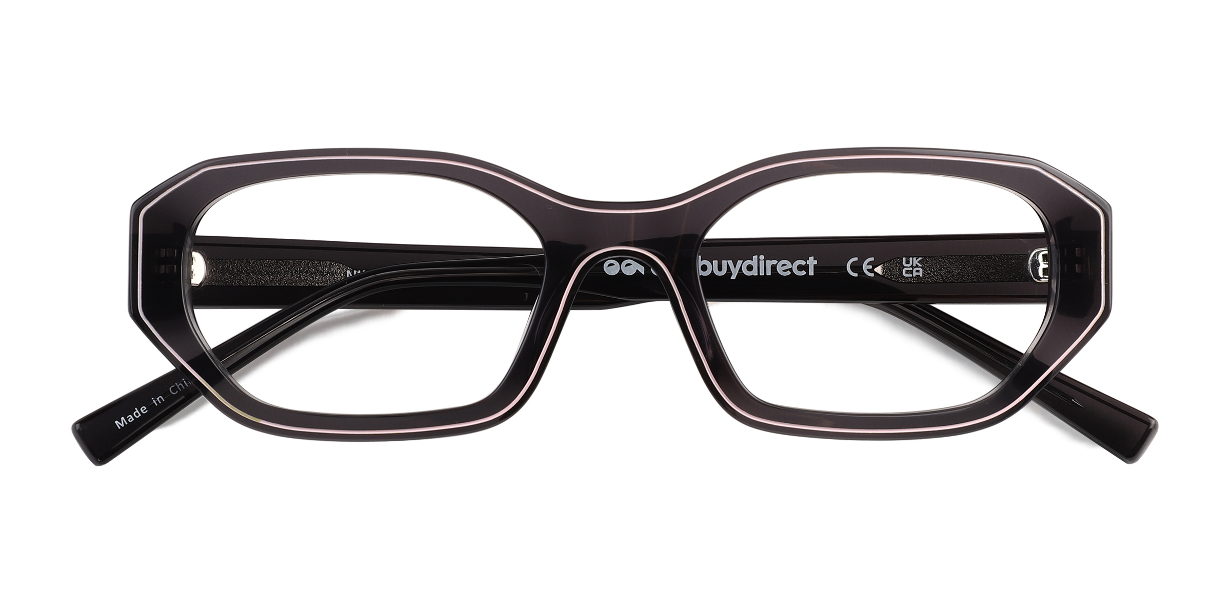 Crystal Dark Gray Nina -  Acetate Eyeglasses