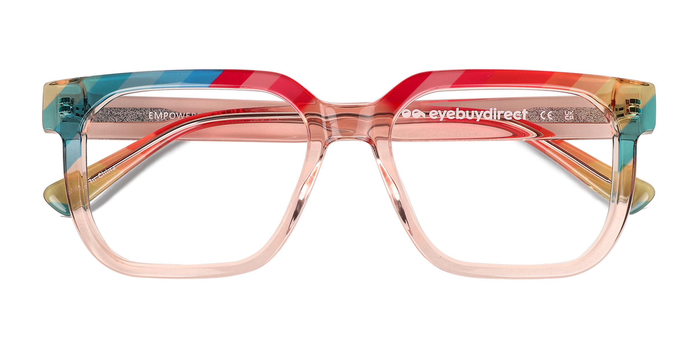 Rainbow Orange Empowered -  Acétate Lunettes de vue