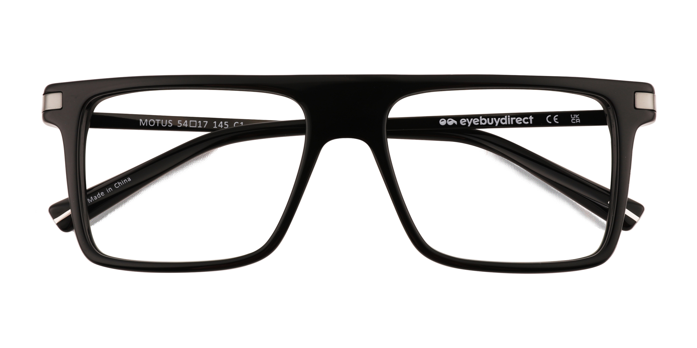 Shiny Black Motus -  Acétate Lunettes de vue