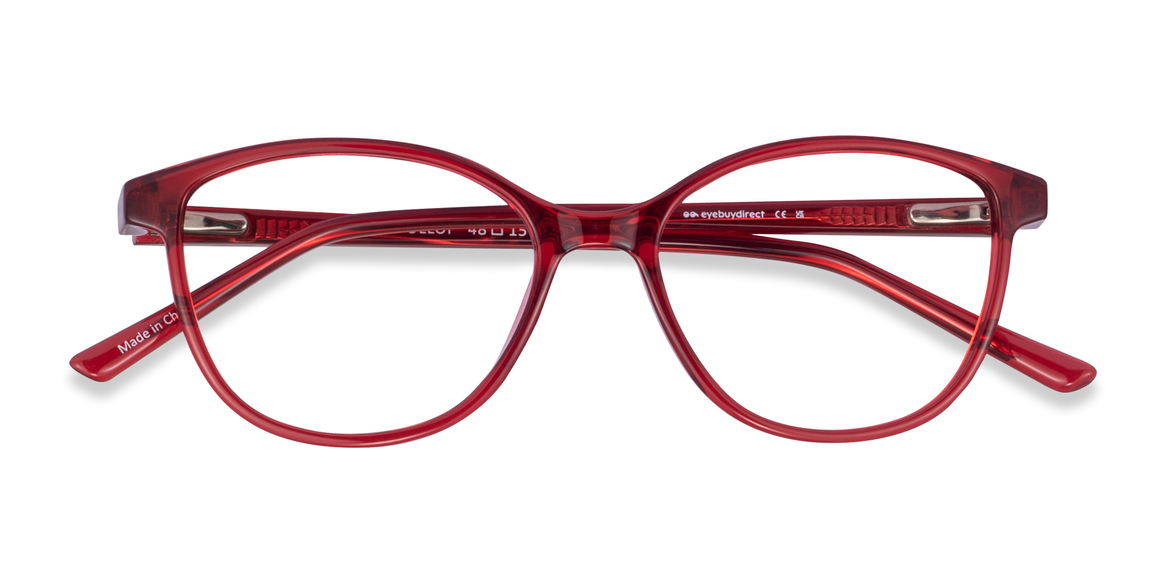 Rouge Dollop - Plastique Lunettes de vue