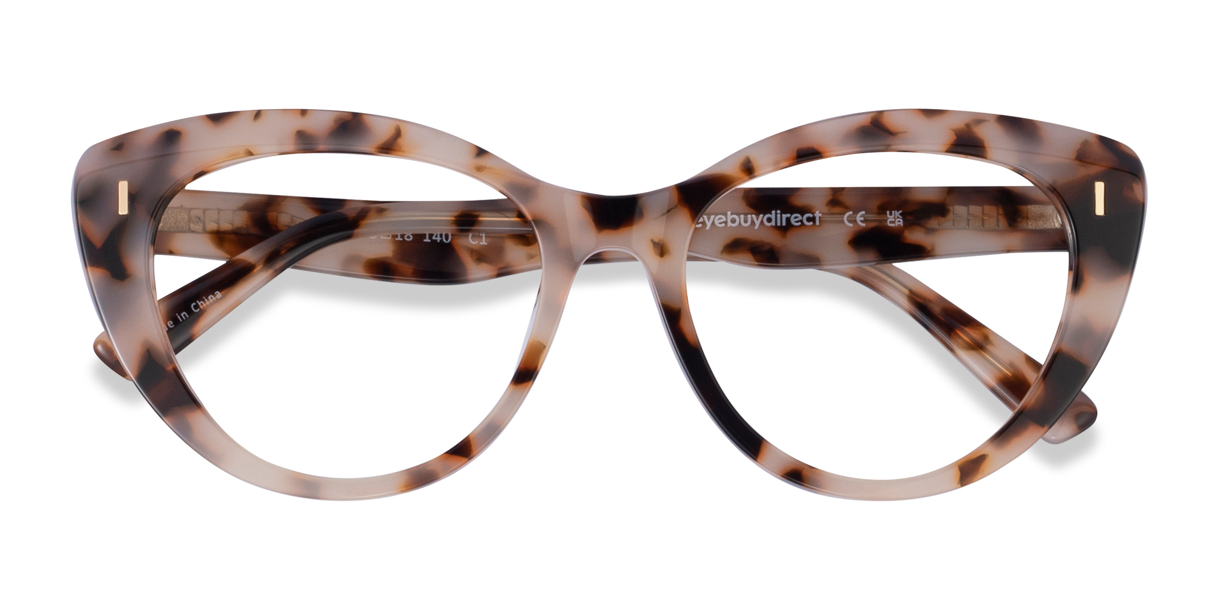 Ivory Tortoise Kitty -  Acetate Eyeglasses