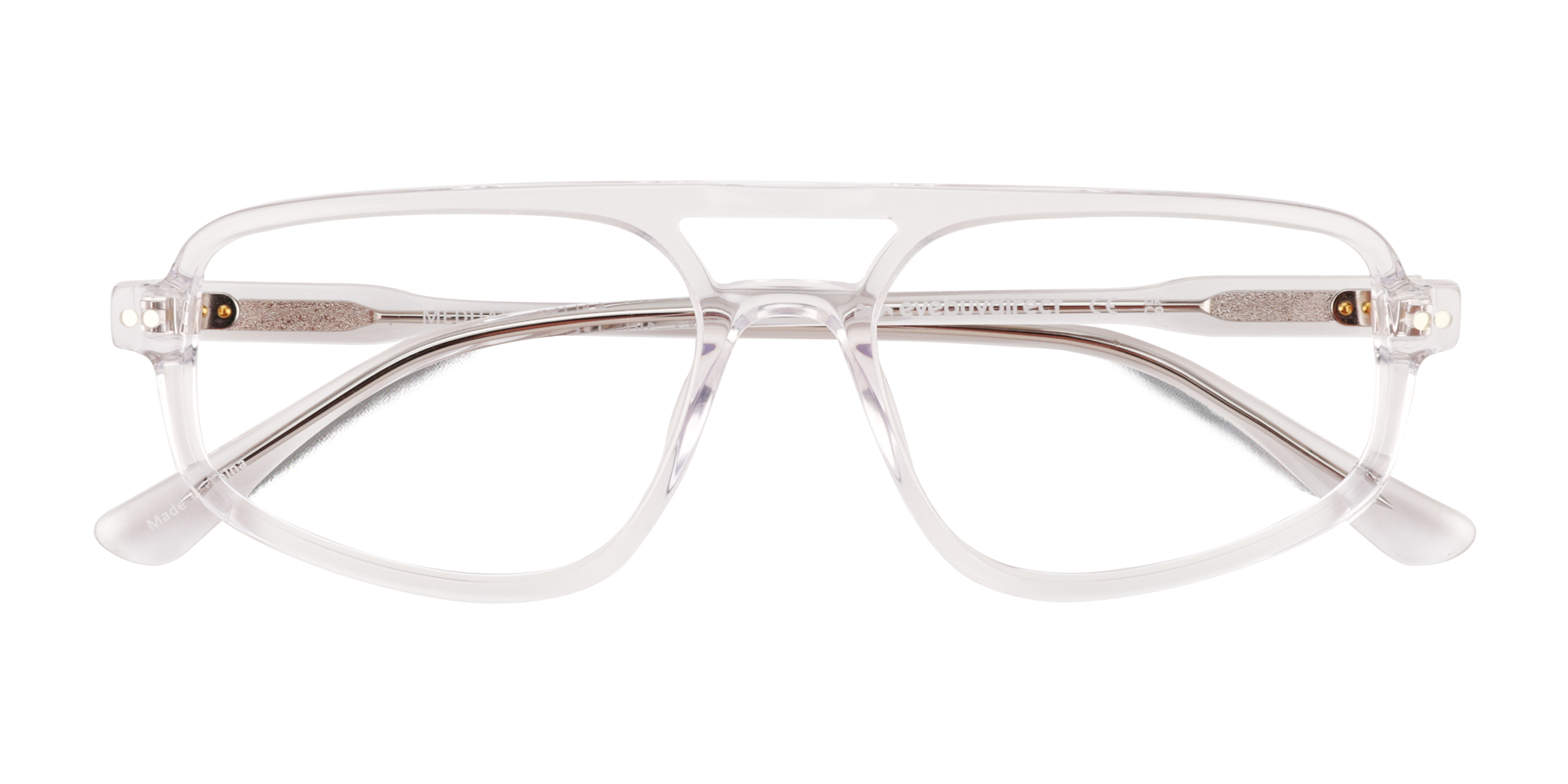 Crystal Clear Meditate -  Acetate Eyeglasses