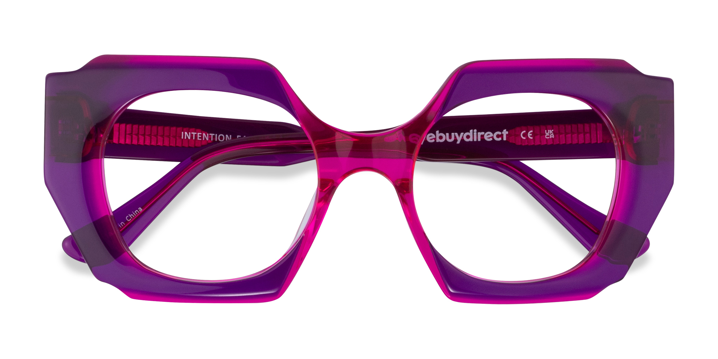 Crystal Purple Pink Intention -  Acétate Lunettes de vue