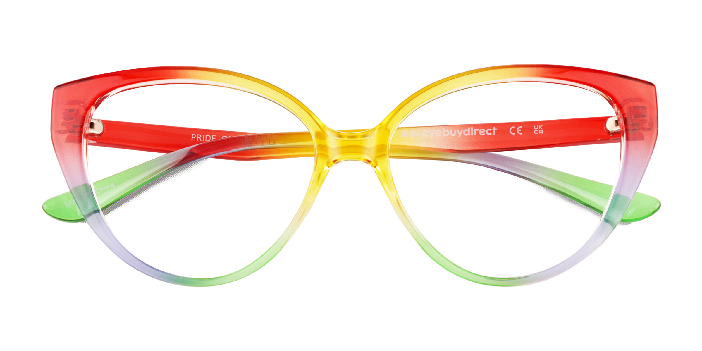 Multicolore Pride On -  Plastique Lunettes de vue