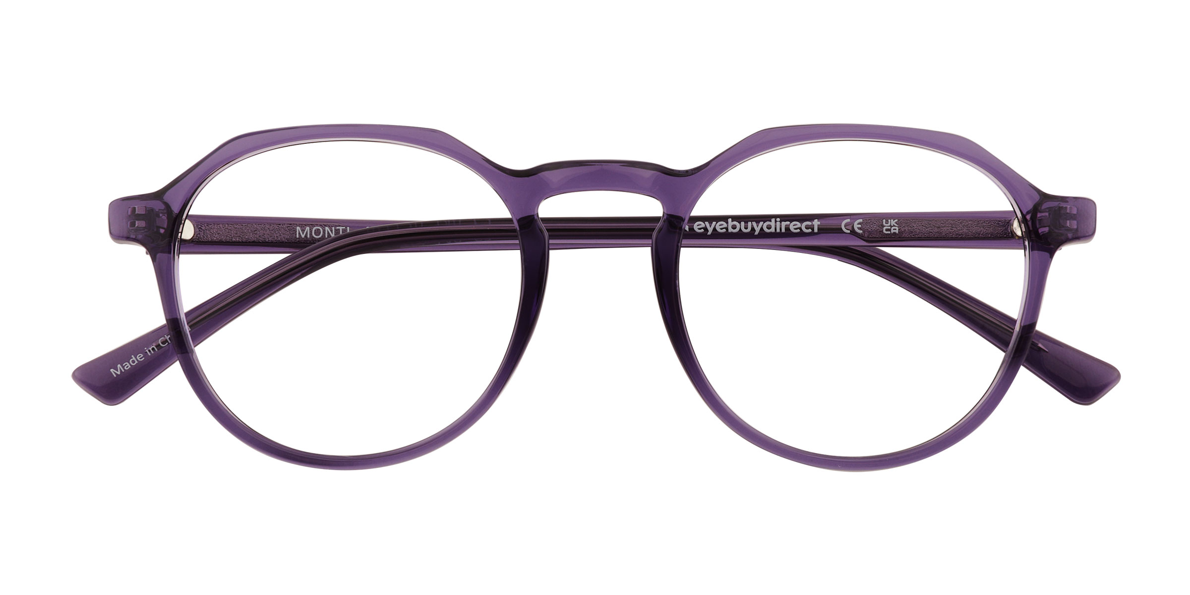 Clear Purple Monti -  Plastique Lunettes de vue