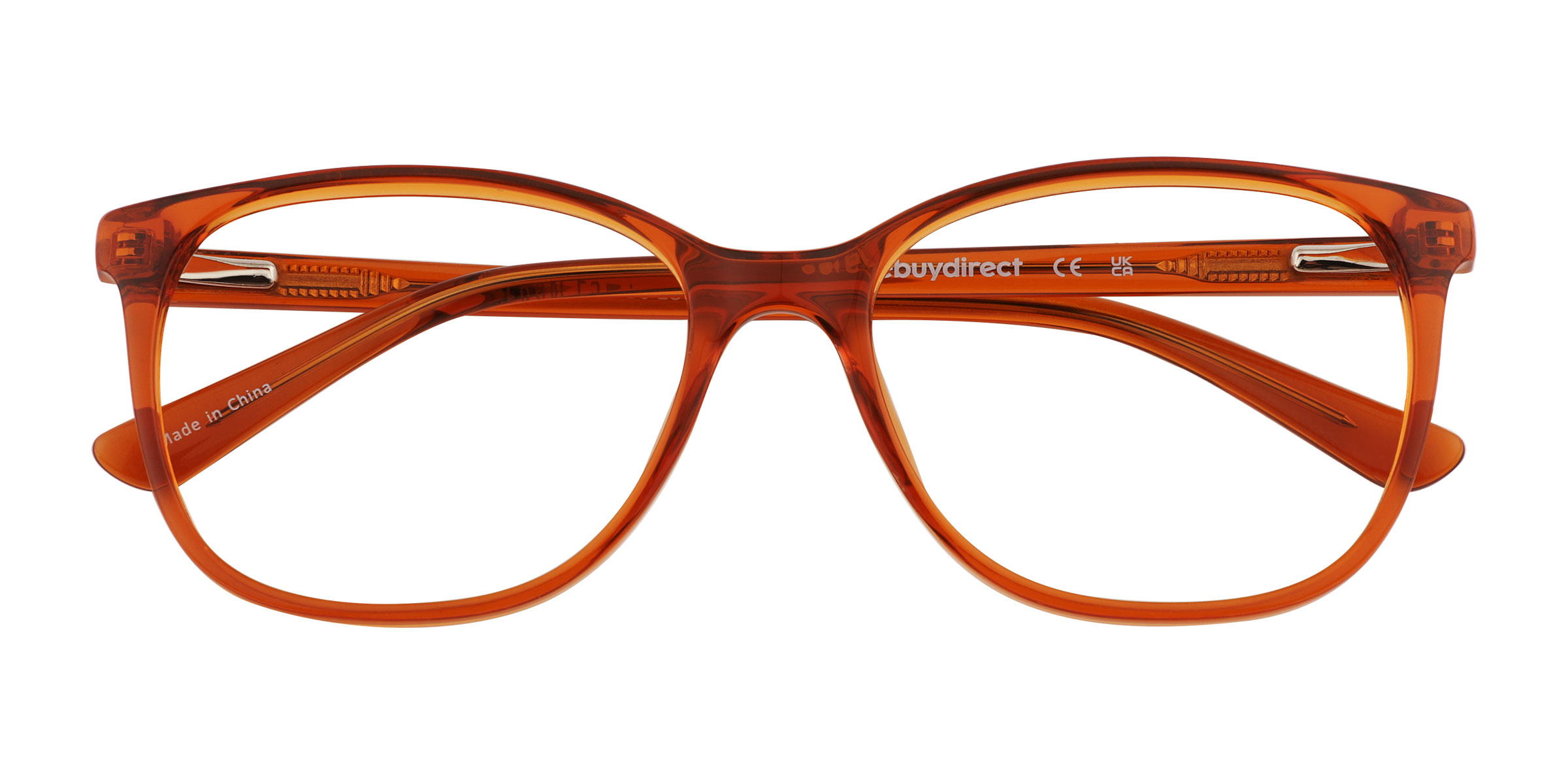 Clear Orange Kieran - Plastique Lunettes de vue