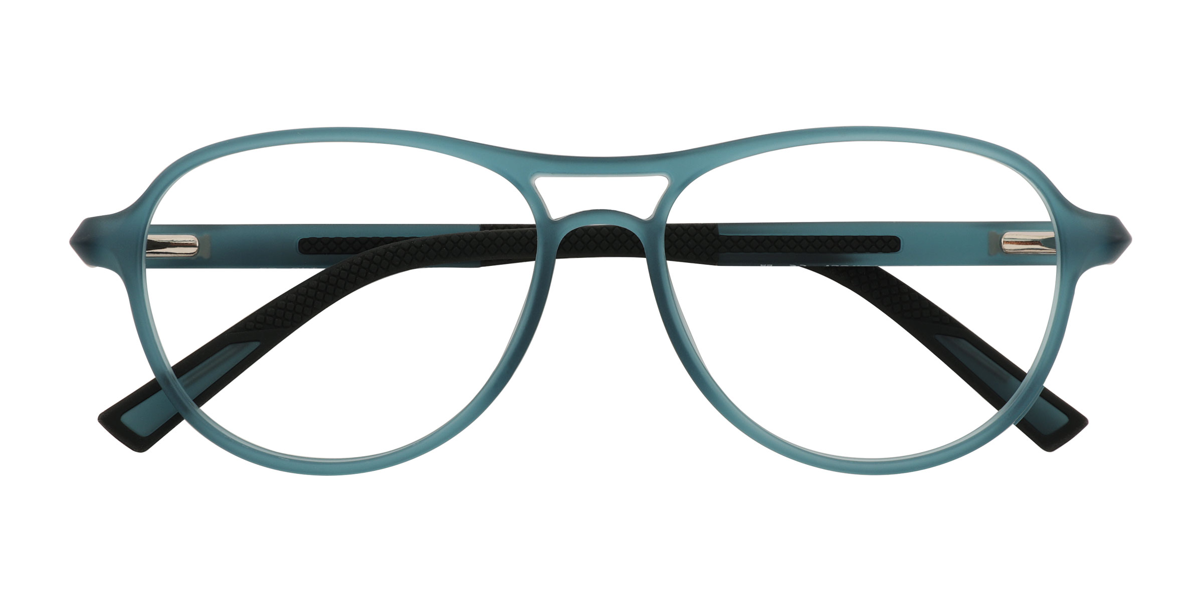 Matte Crystal Teal Hud -  Plastique Lunettes de vue