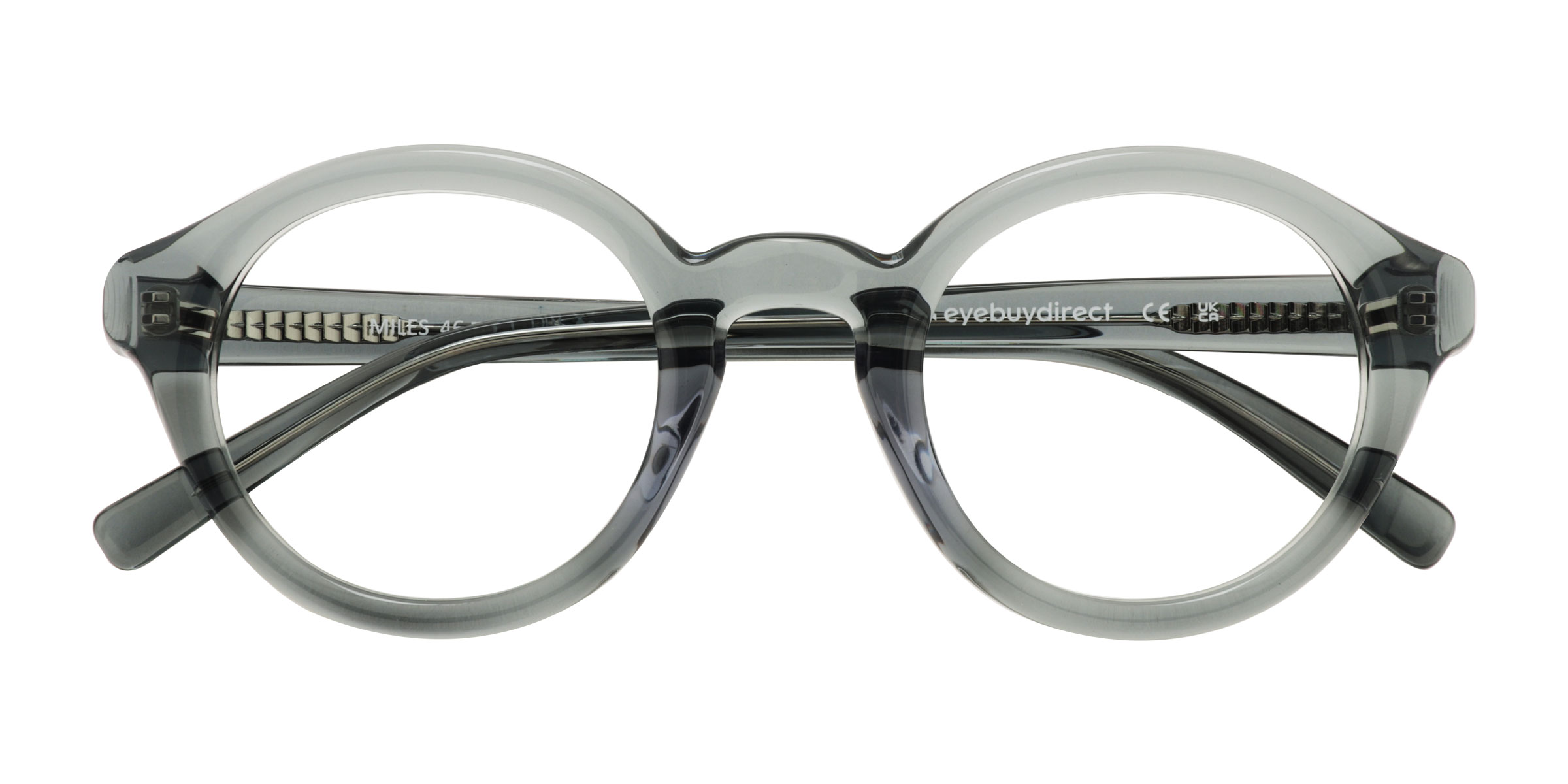 Clear Green Miles -  Acetate Eyeglasses