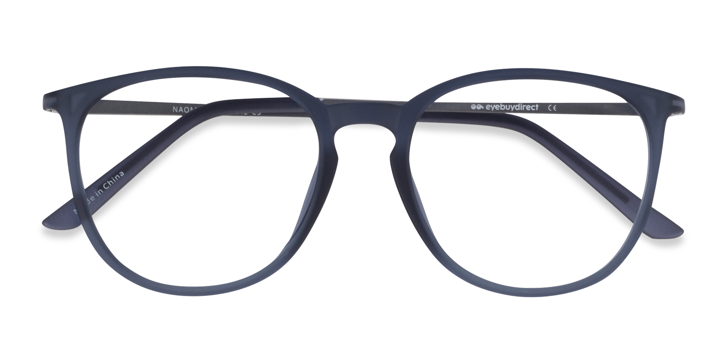 Matte Blue Naomi -  Metal Eyeglasses