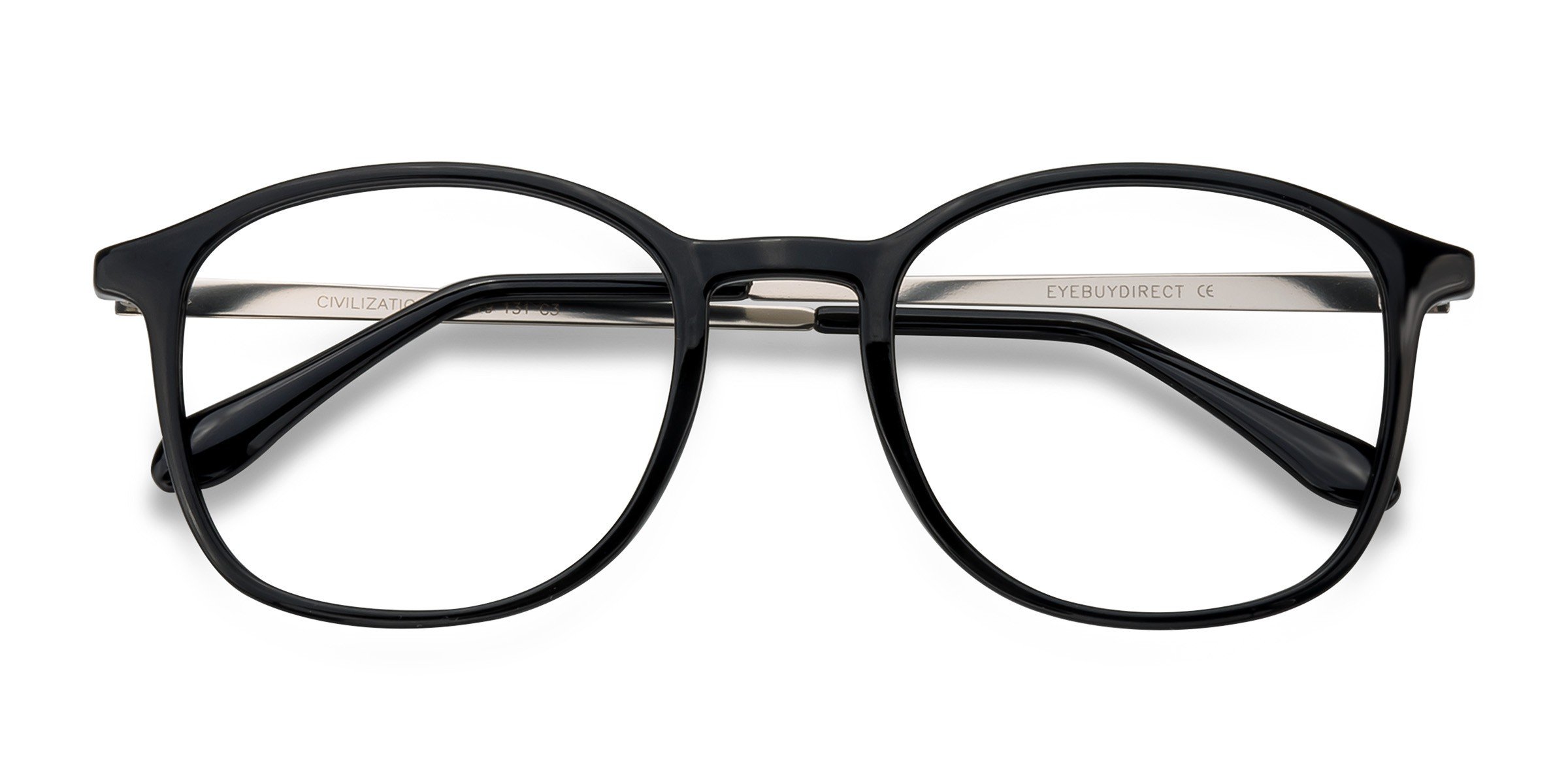 Noir Civilization -  Métal Lunettes de vue