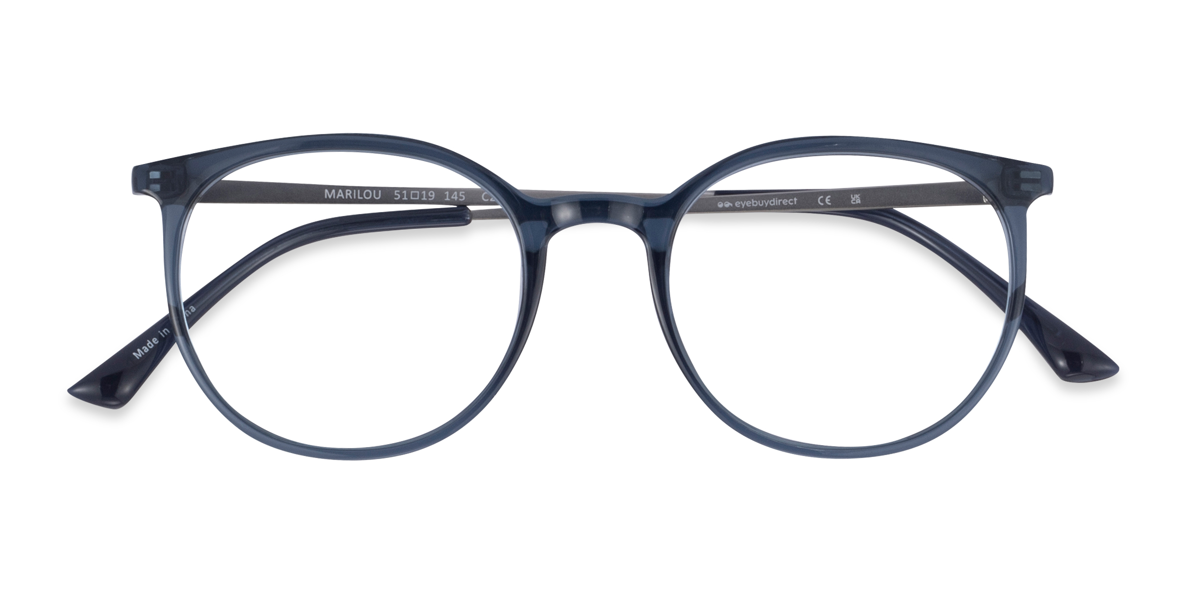 Clear Cobalt Marilou -  Plastic-metal Lunettes de vue