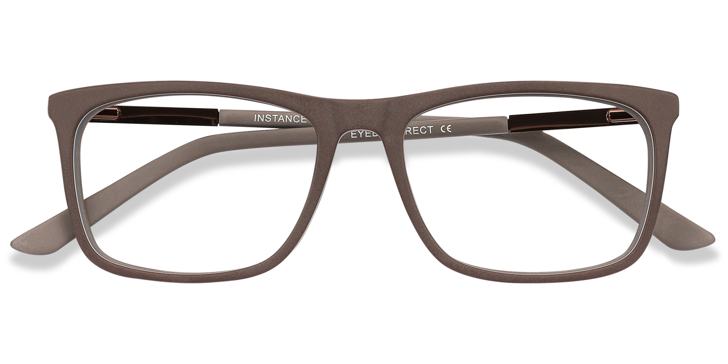 Brown Instance -  Acetate-metal Eyeglasses
