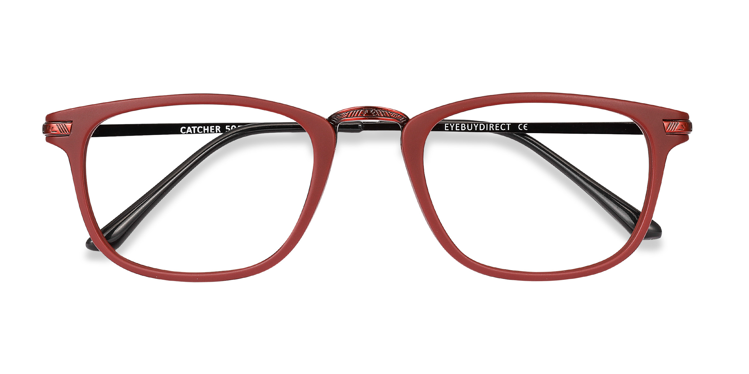 Burgundy Catcher -  Métal Lunettes de vue