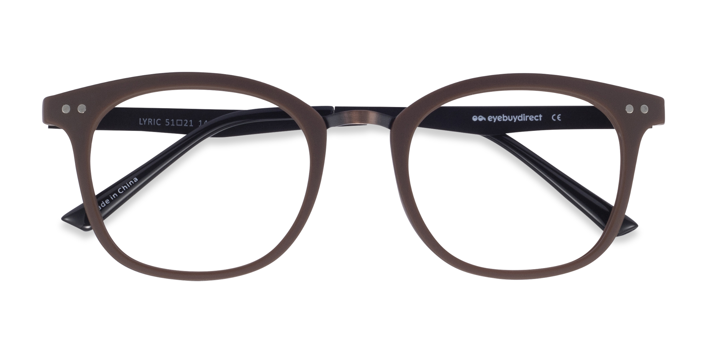 Brun Lyric -  Métal Lunettes de vue