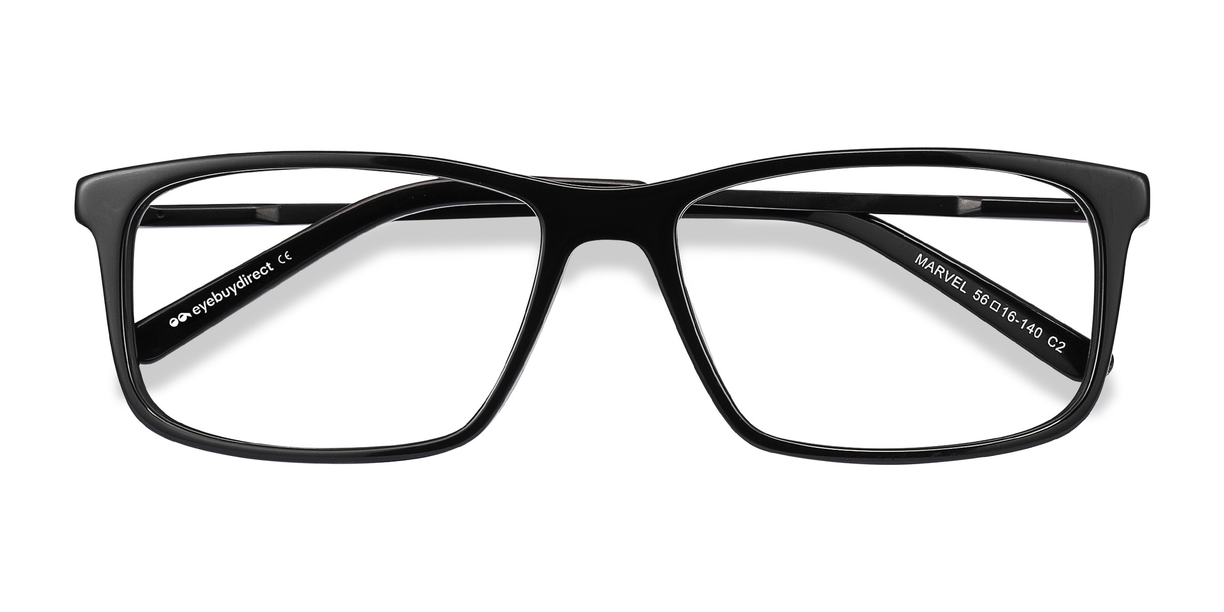 Noir Marvel -  Acetate-metal Lunettes de vue