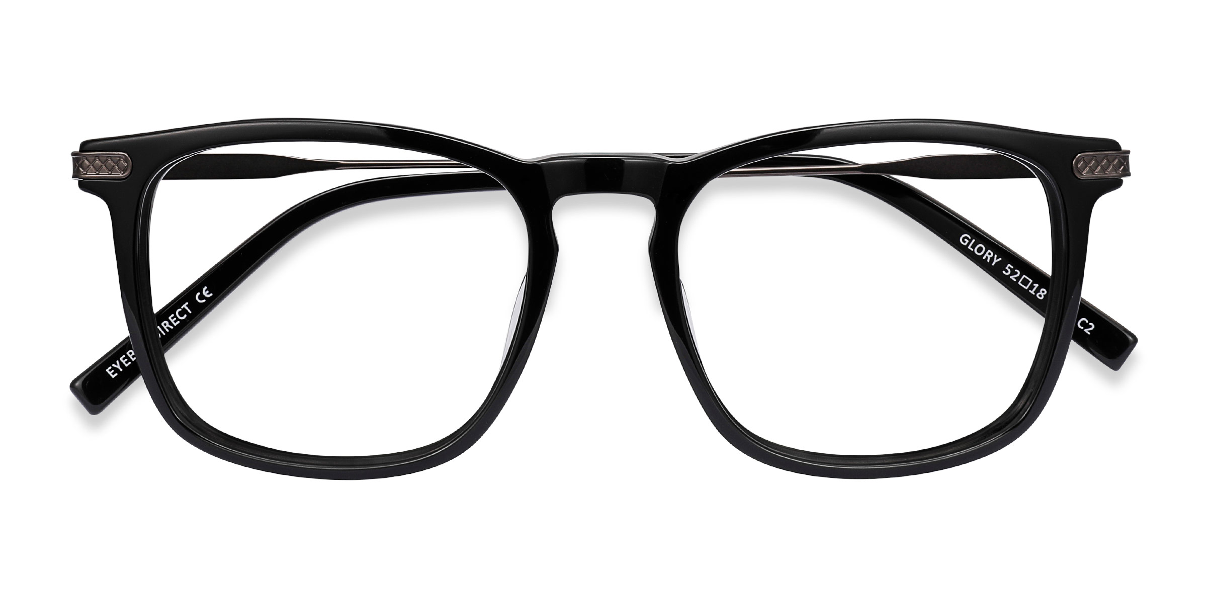 Black Glory - Metal Eyeglasses