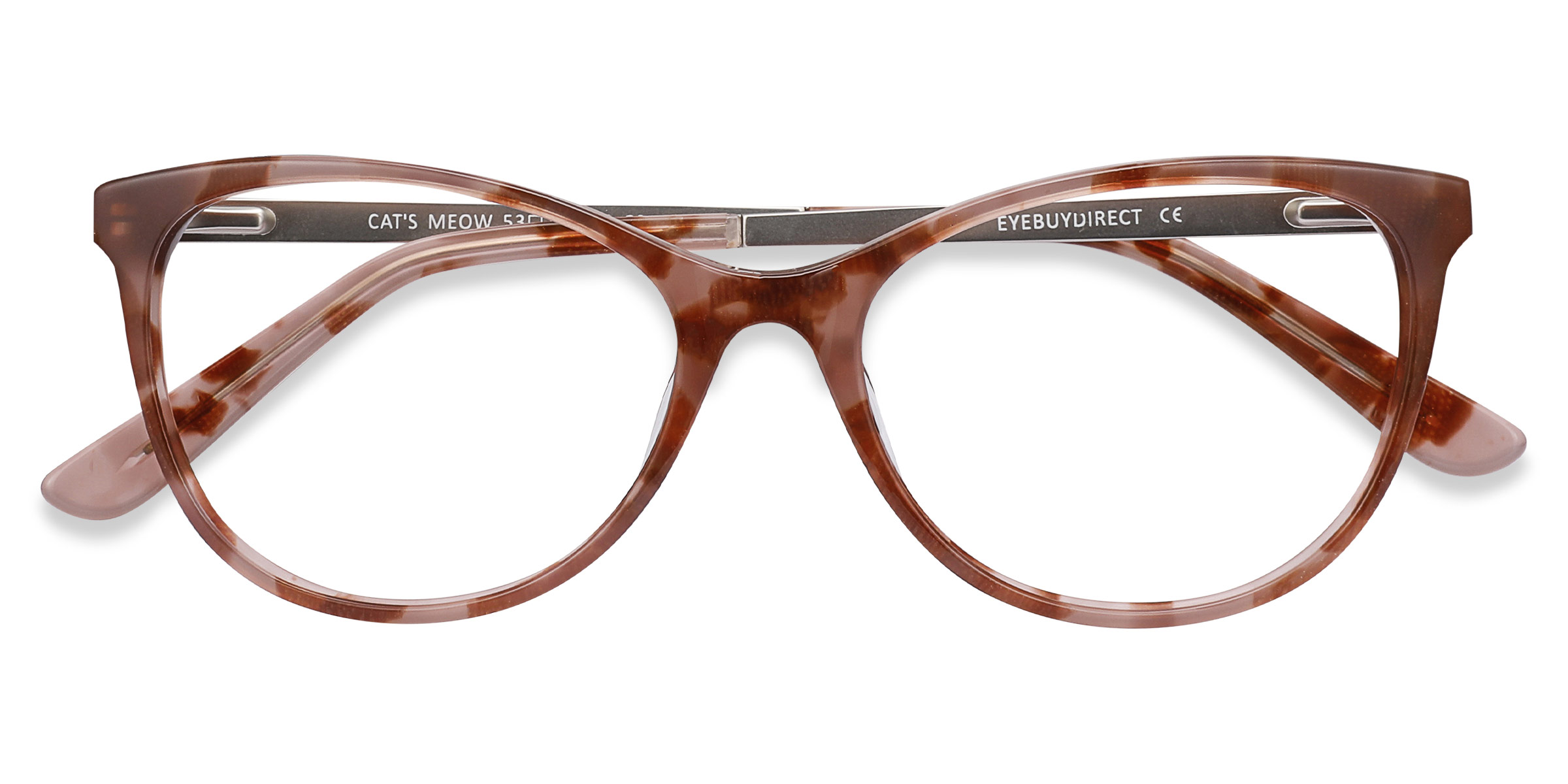 Brown Floral Cat's Meow -  Acetate-metal Lunettes de vue