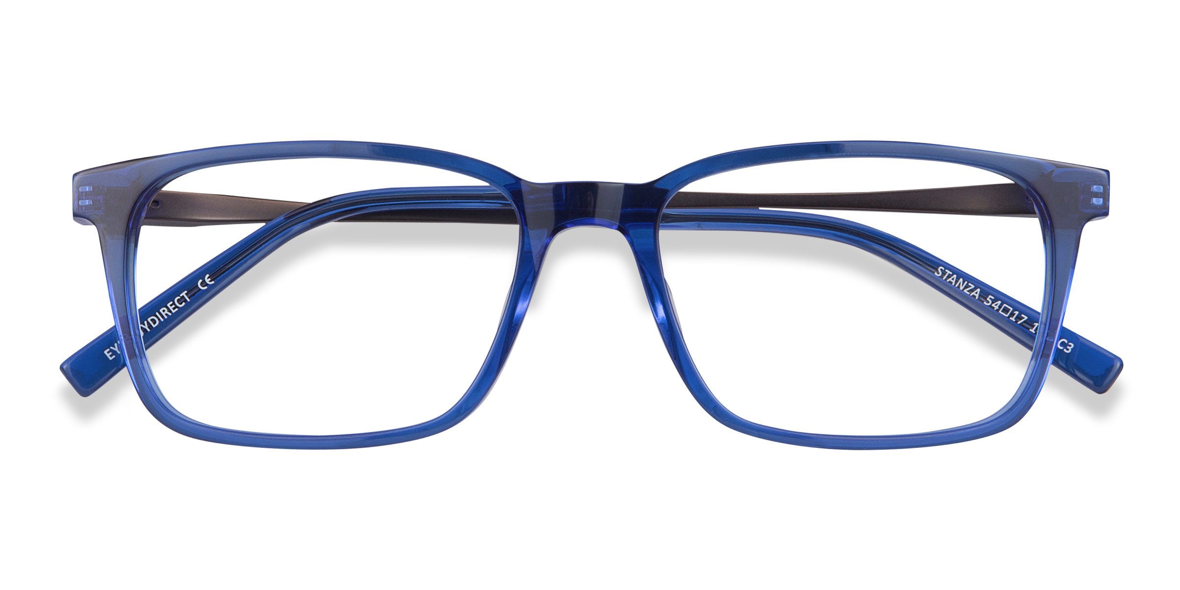 Bleu Stanza -  Acetate-metal Lunettes de vue