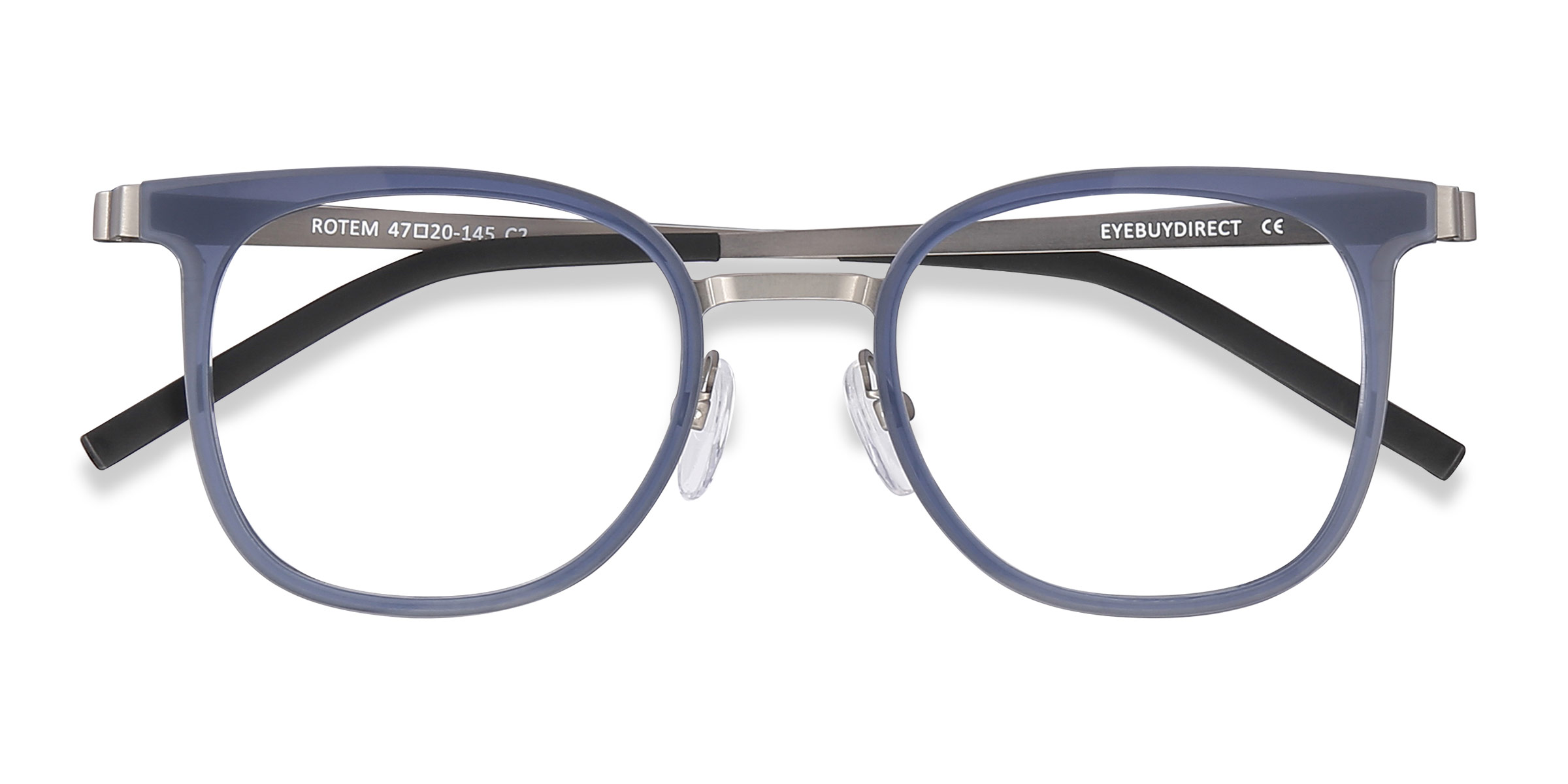 Bleu marine  Rotem -  Acetate-metal Lunettes de vue