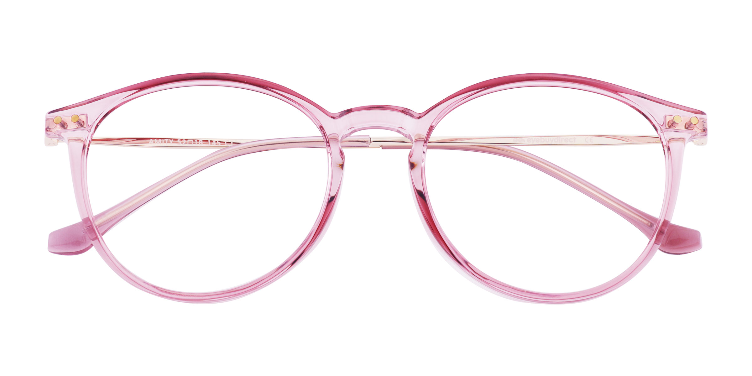 Clear Purple Amity -  Plastic-metal Lunettes de vue