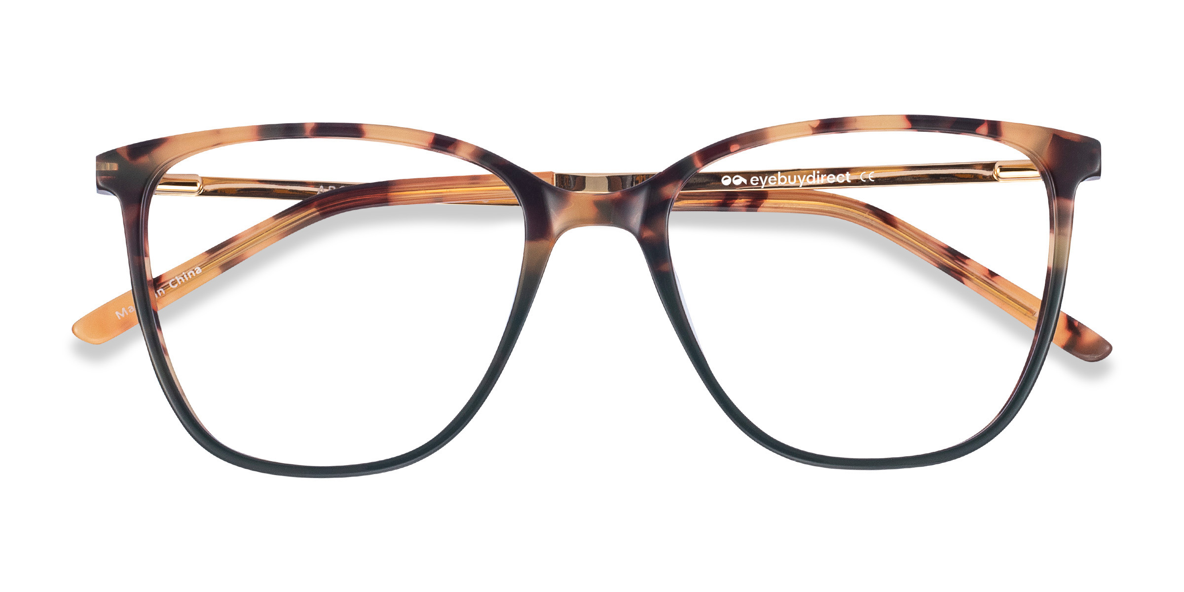 Tortoise Green Aroma -  Acetate-metal Eyeglasses