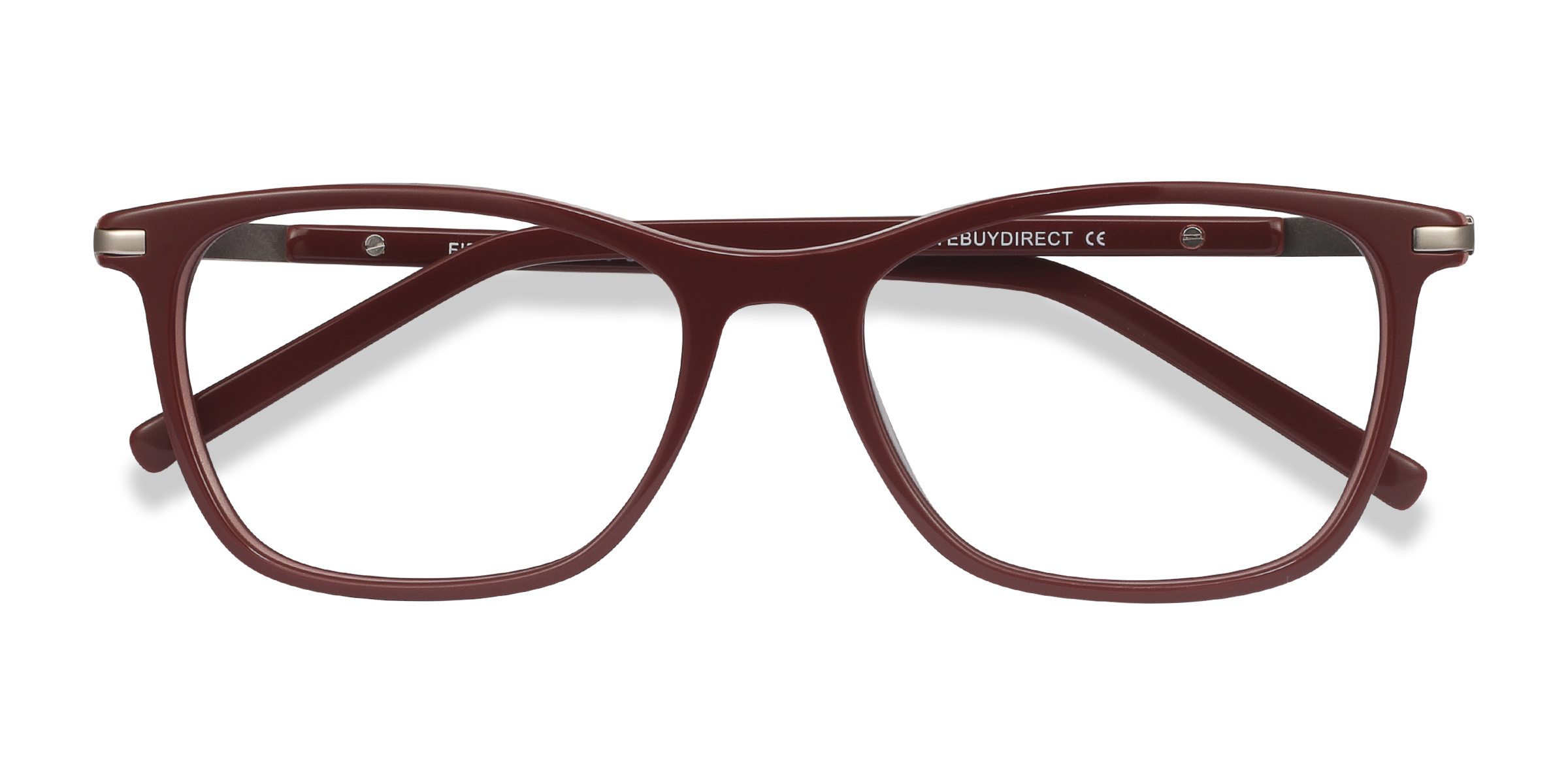 Burgundy Field -  Acetate-metal Lunettes de vue