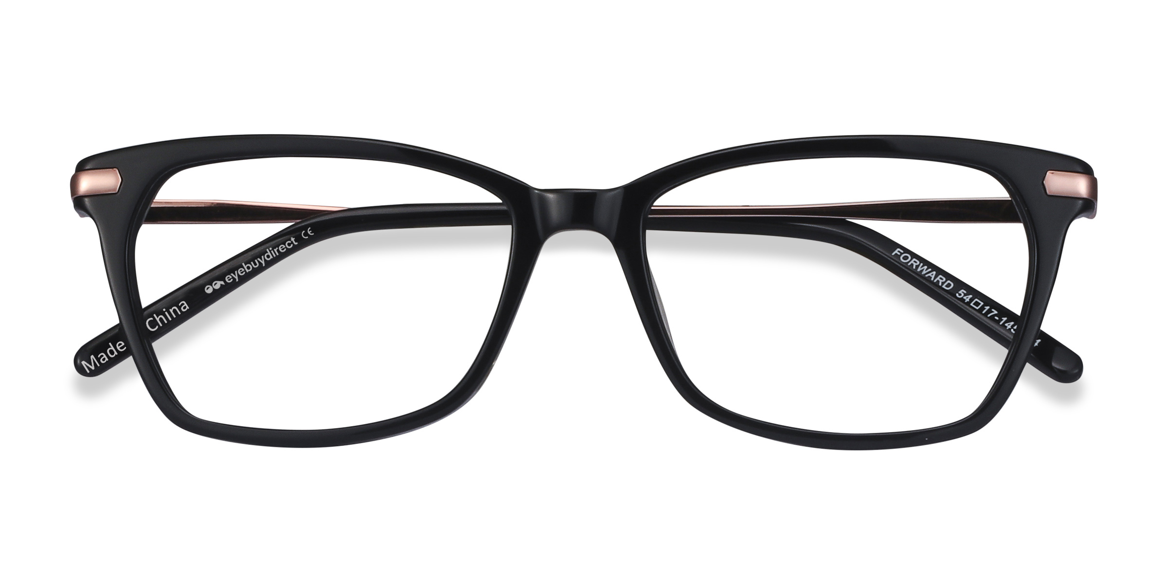 Noir Forward -  Acetate-metal Lunettes de vue