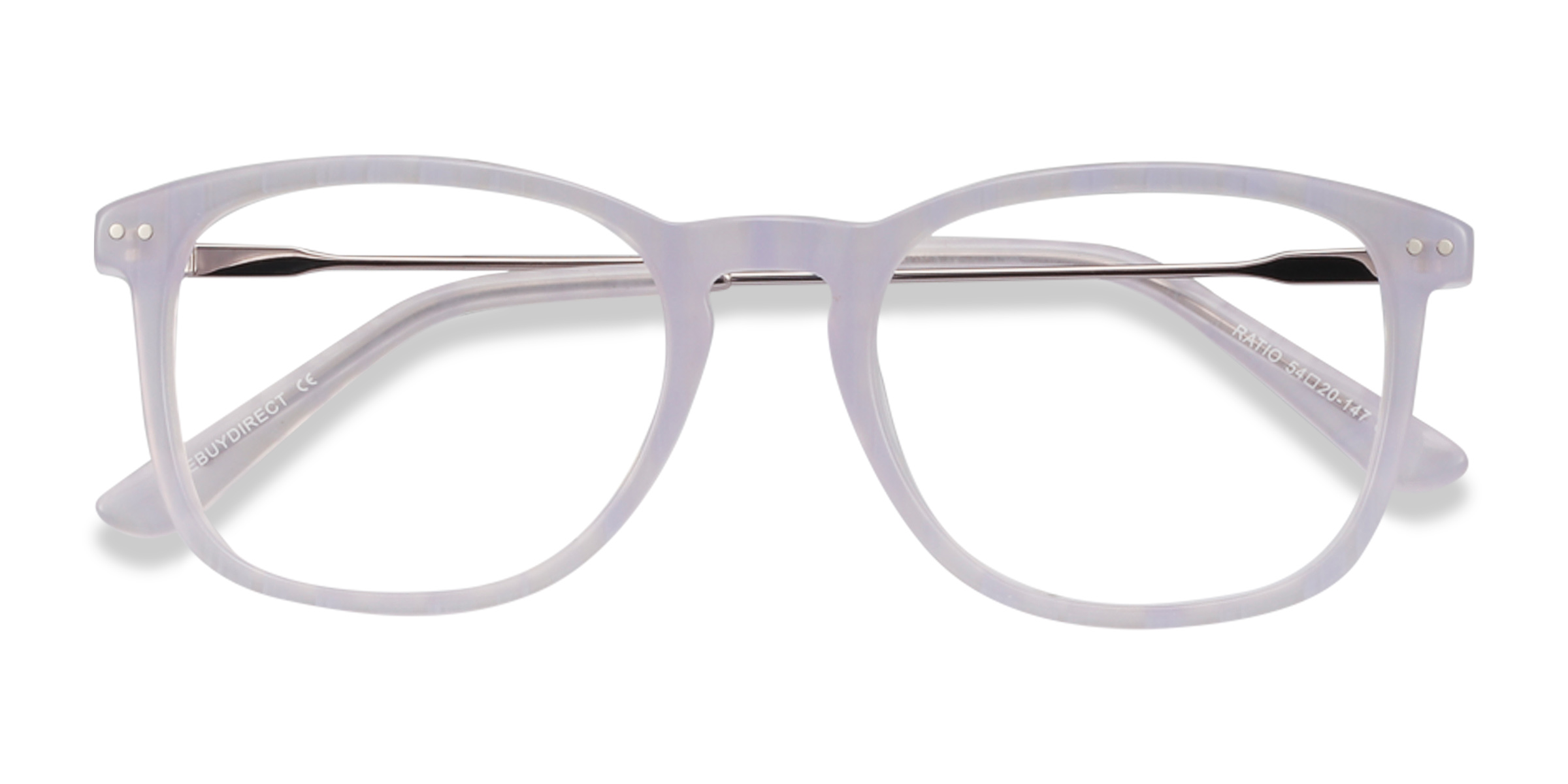 Purple Striped Ratio -  Acetate-metal Lunettes de vue