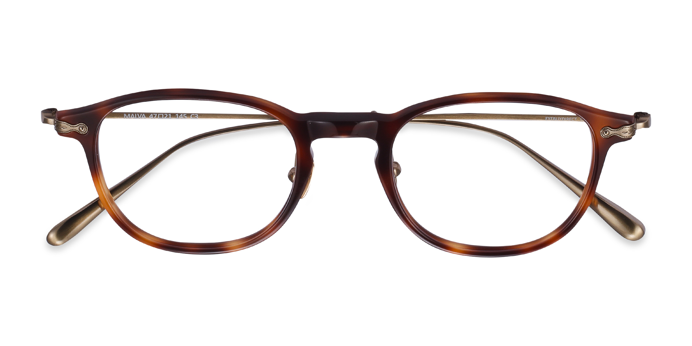 Brown Tortoise Malva -  Acétate Lunettes de vue
