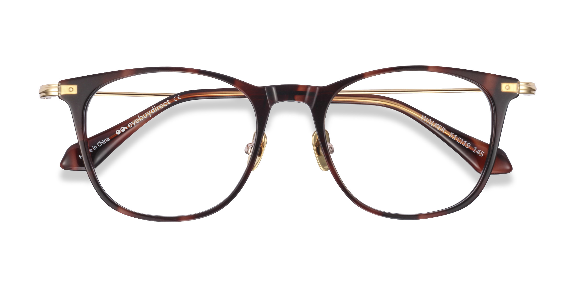 Tortoise Walker -  Acetate-metal Eyeglasses