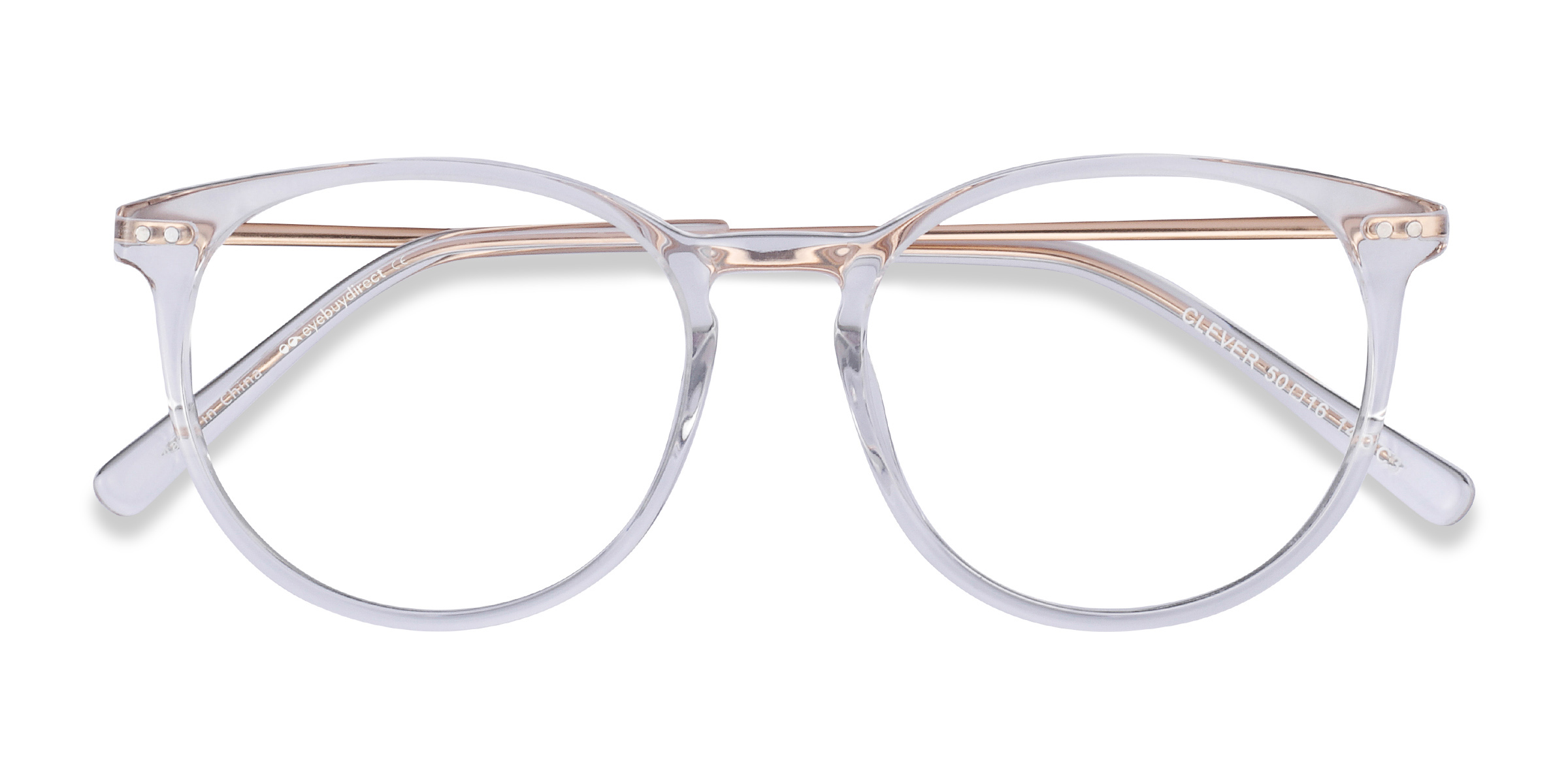 Transparent Clever -  Acetate-metal Lunettes de vue