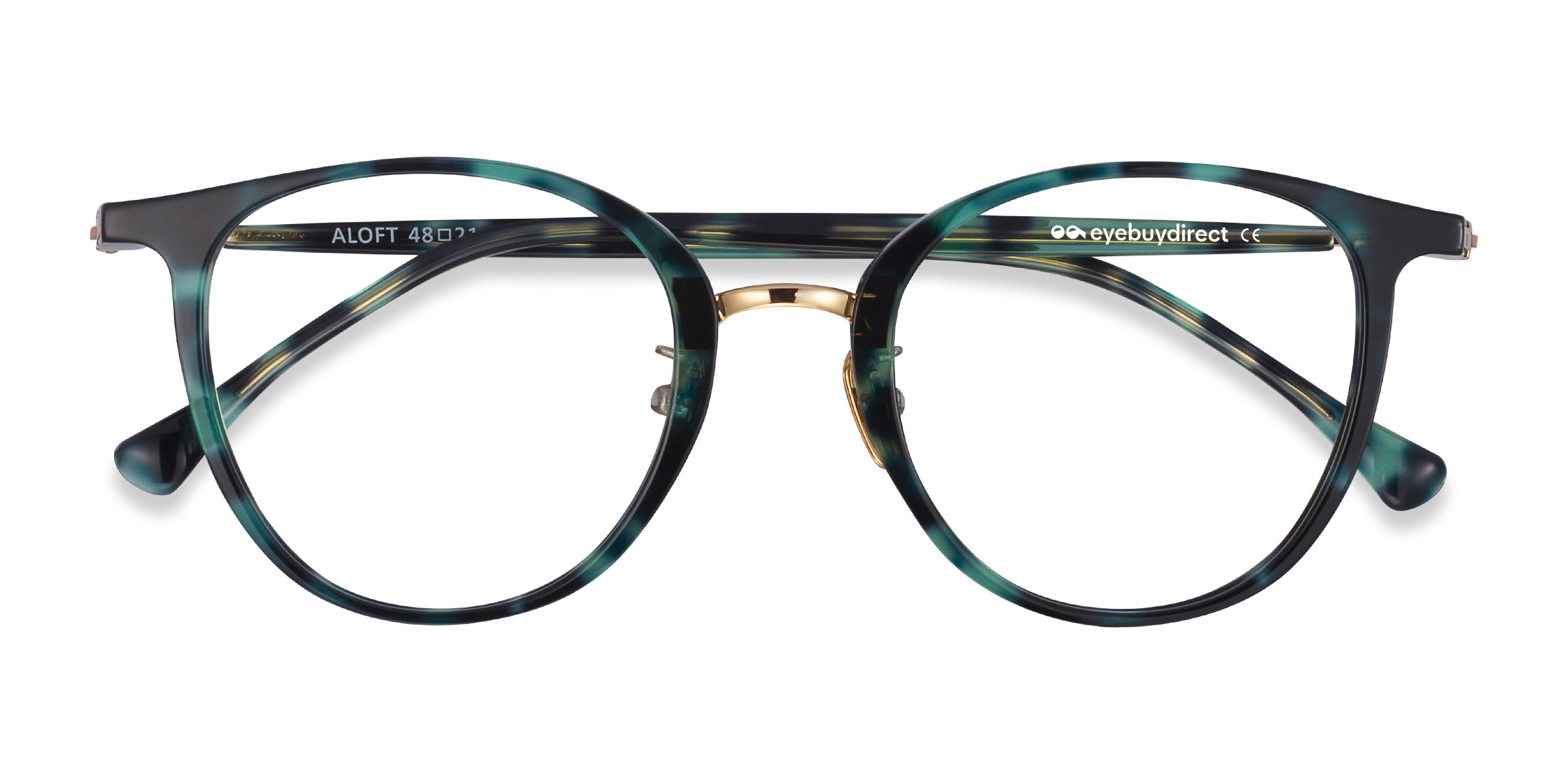 Green Floral Aloft -  Acetate-metal Lunettes de vue