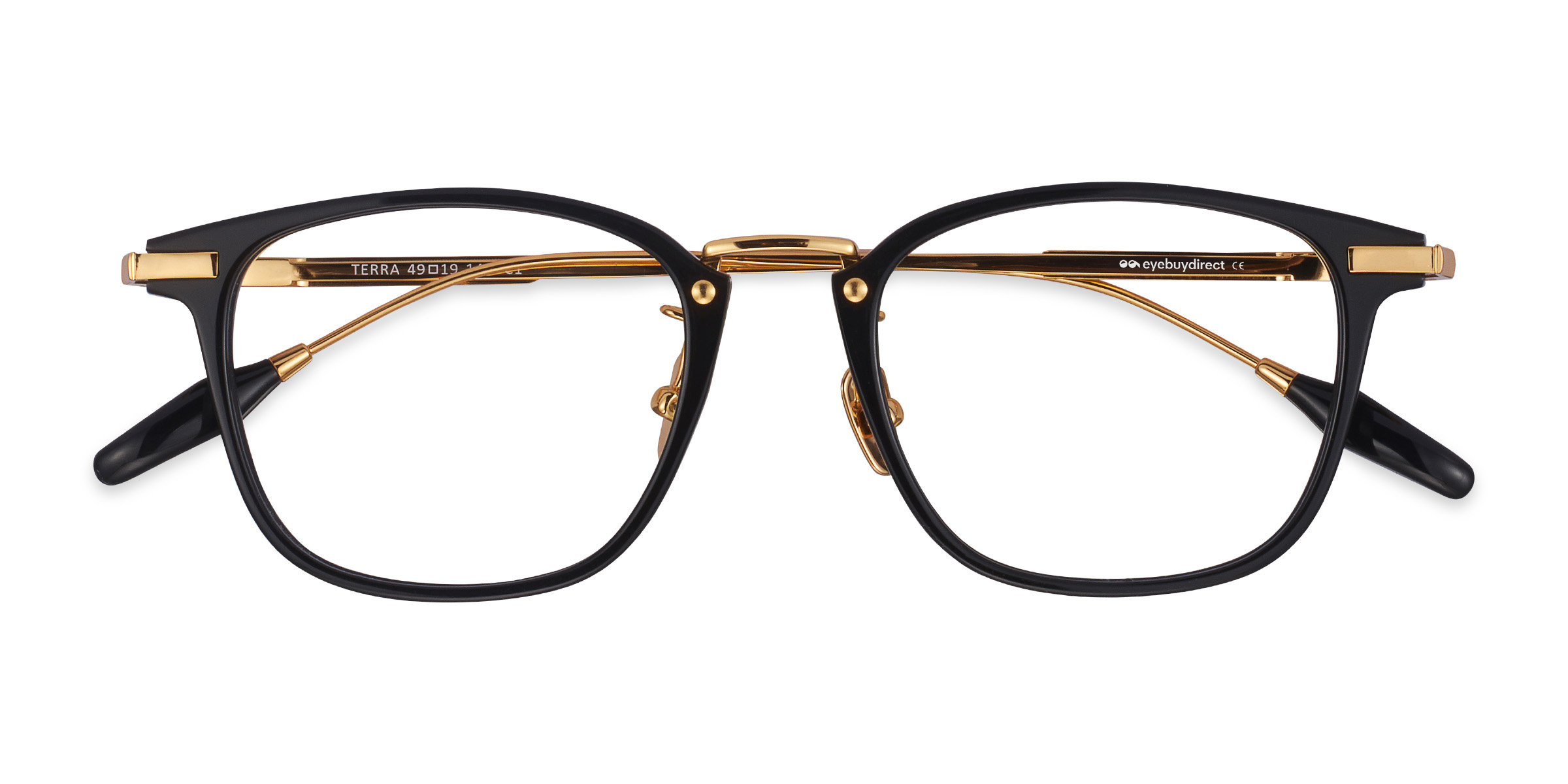 Black Terra -  Acetate-metal Eyeglasses