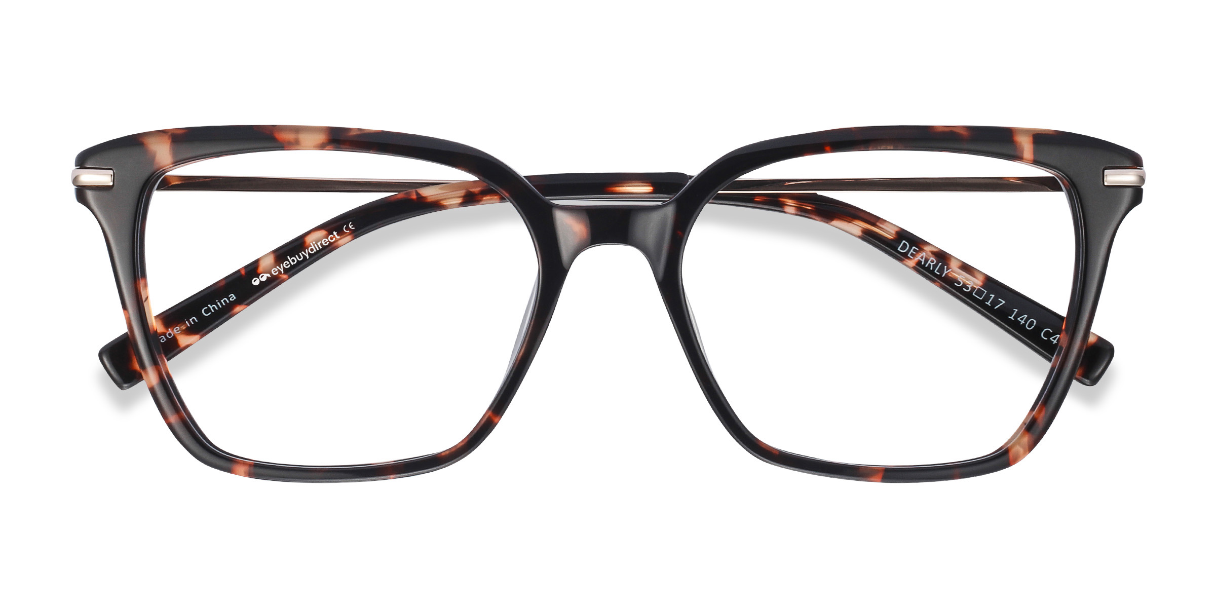 Tortoise Dearly -  Acetate-metal Eyeglasses