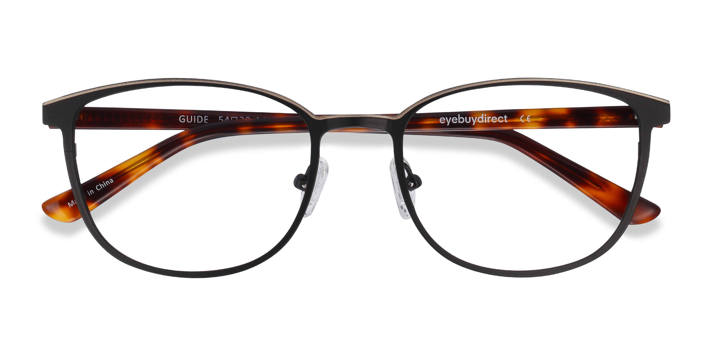 Black & Tortoise Guide -  Acetate-metal Lunettes de vue