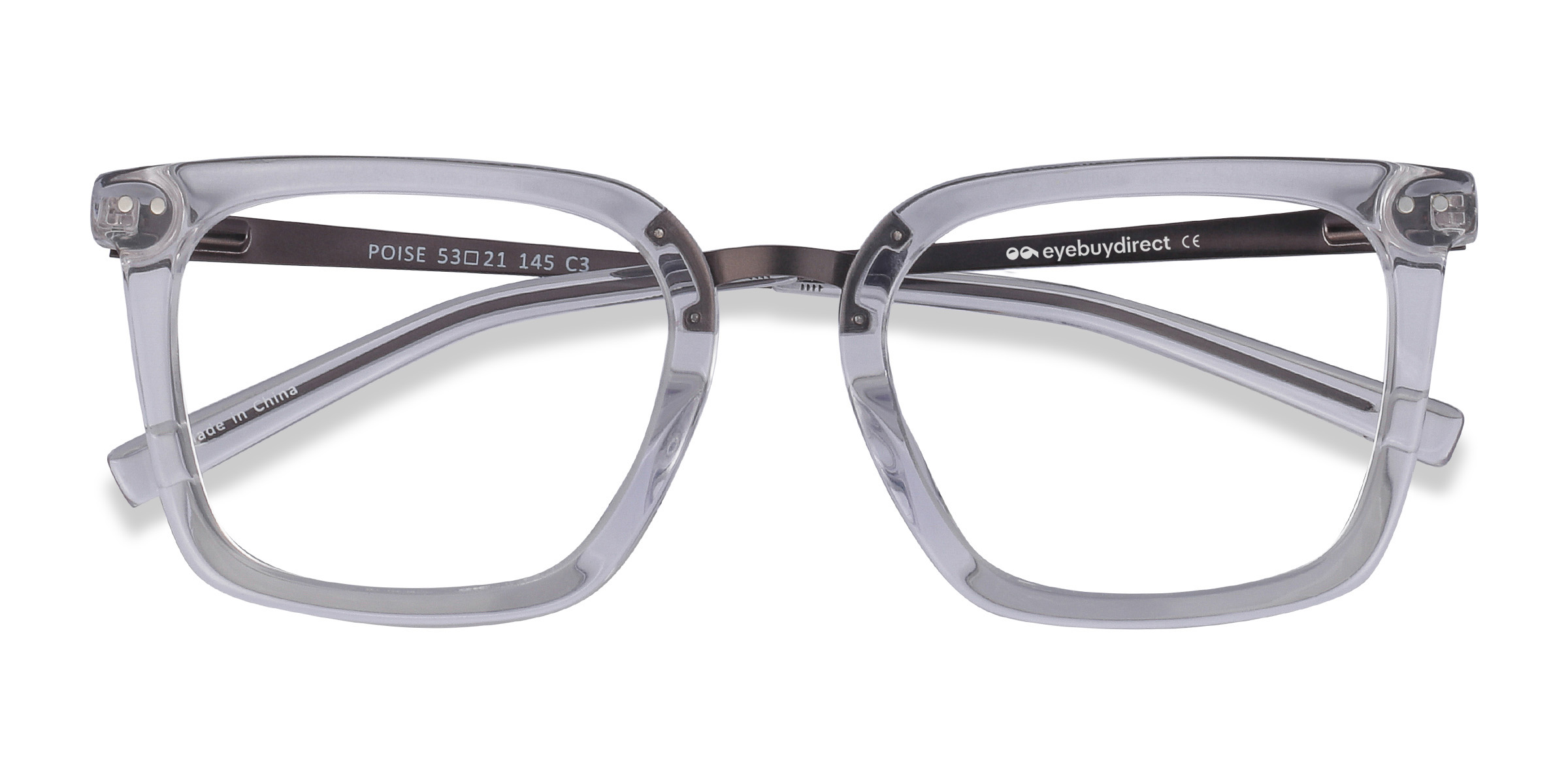 Transparent Poise -  Acetate-metal Lunettes de vue