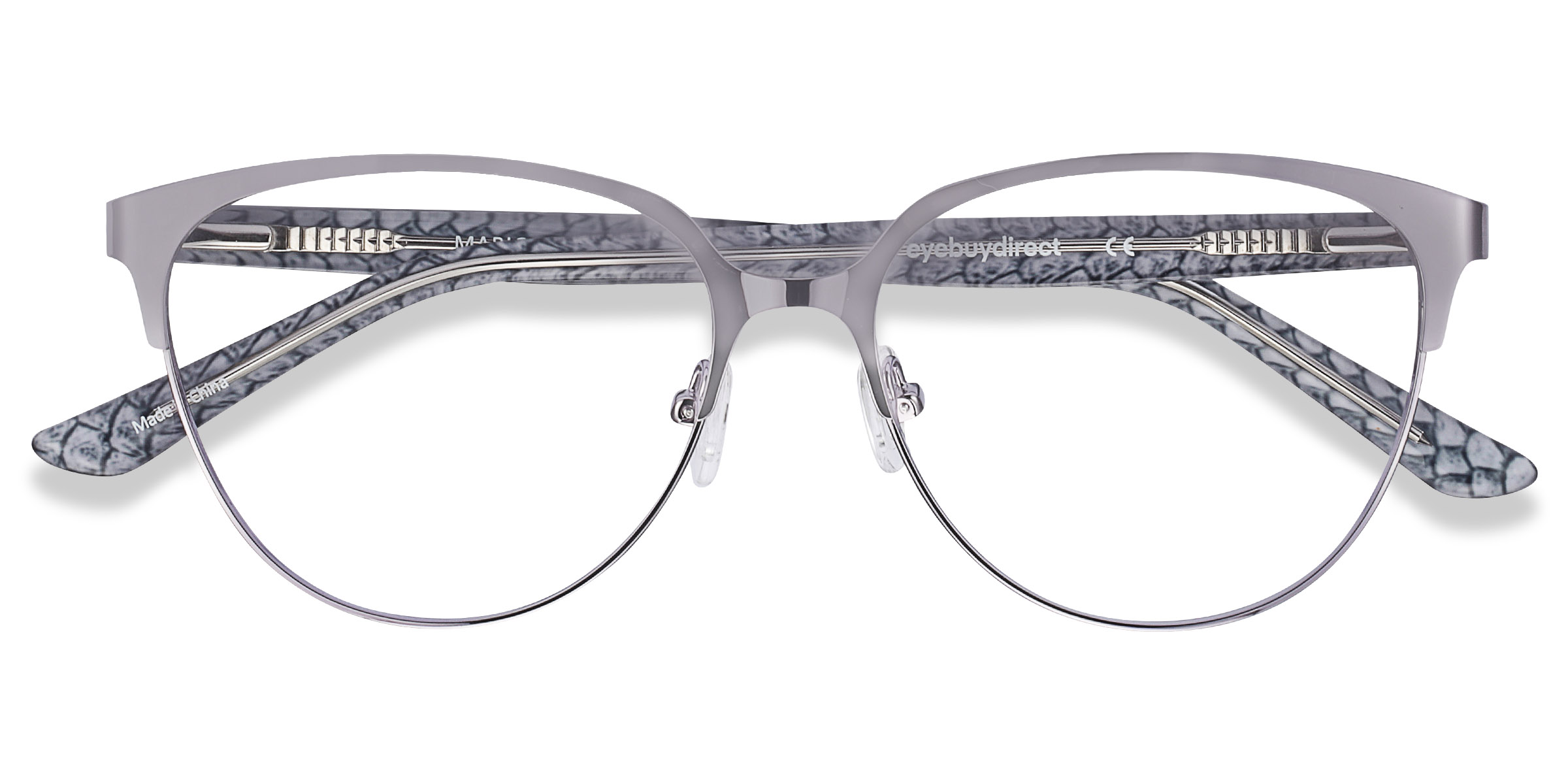 Silver & Reptile Marigold -  Acetate-metal Lunettes de vue