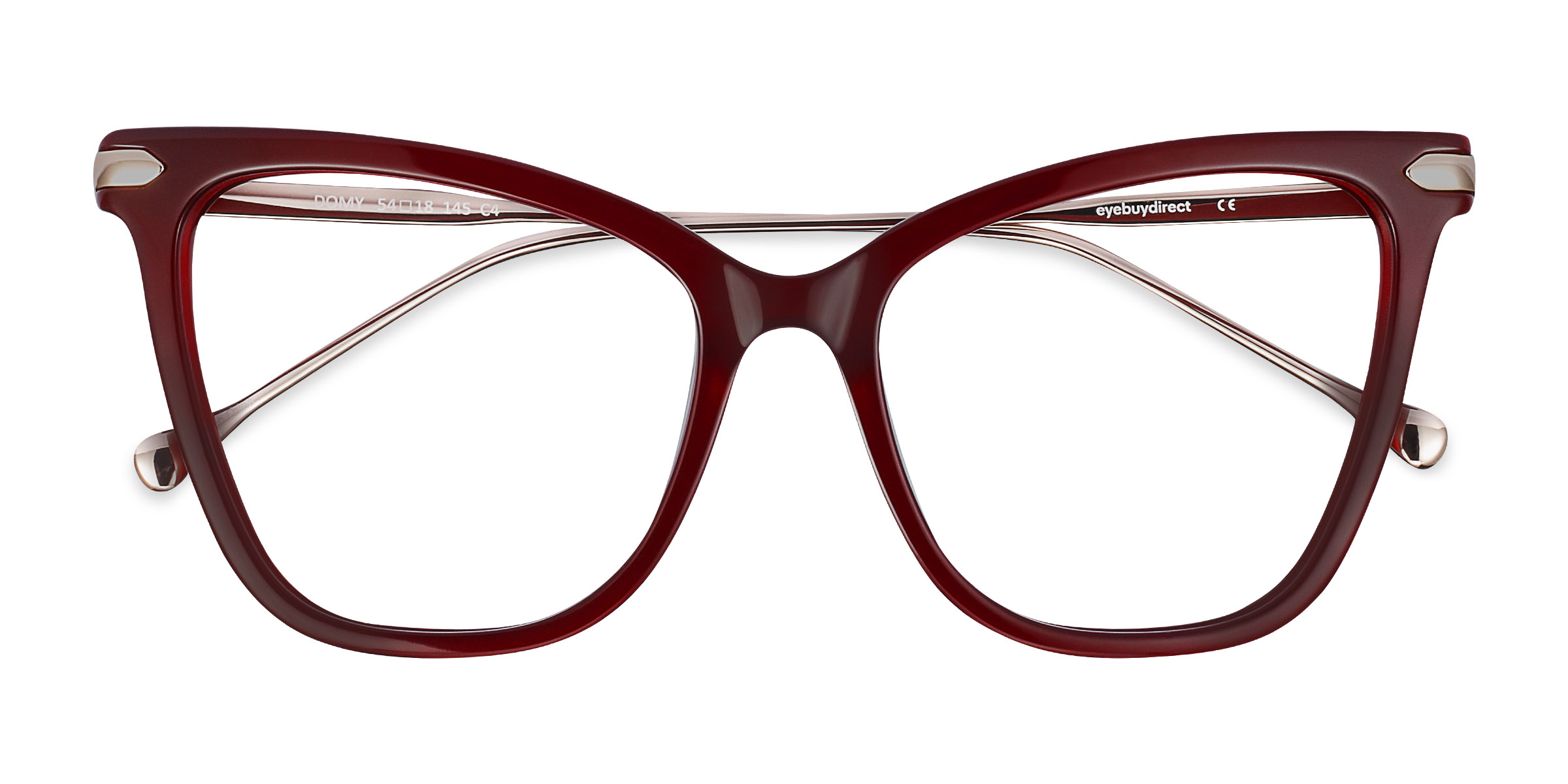 Burgundy Domy -  Acetate-metal Lunettes de vue
