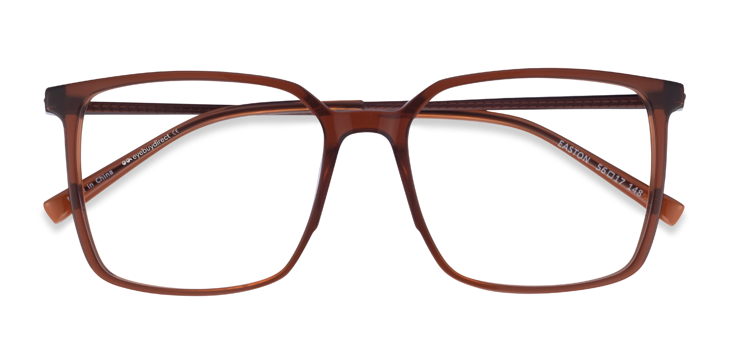Clear Brown Easton -  Acetate-metal Lunettes de vue