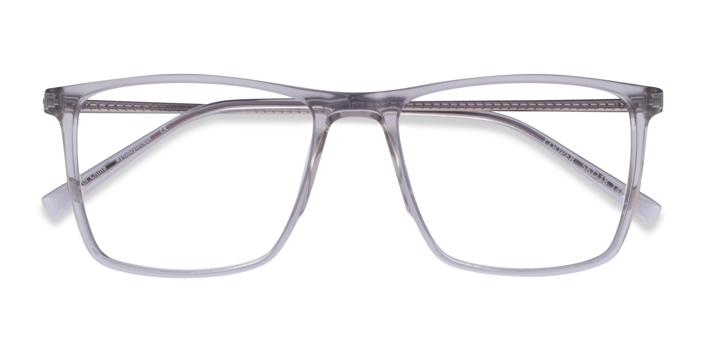 Clear Gray Cooper -  Acetate Eyeglasses