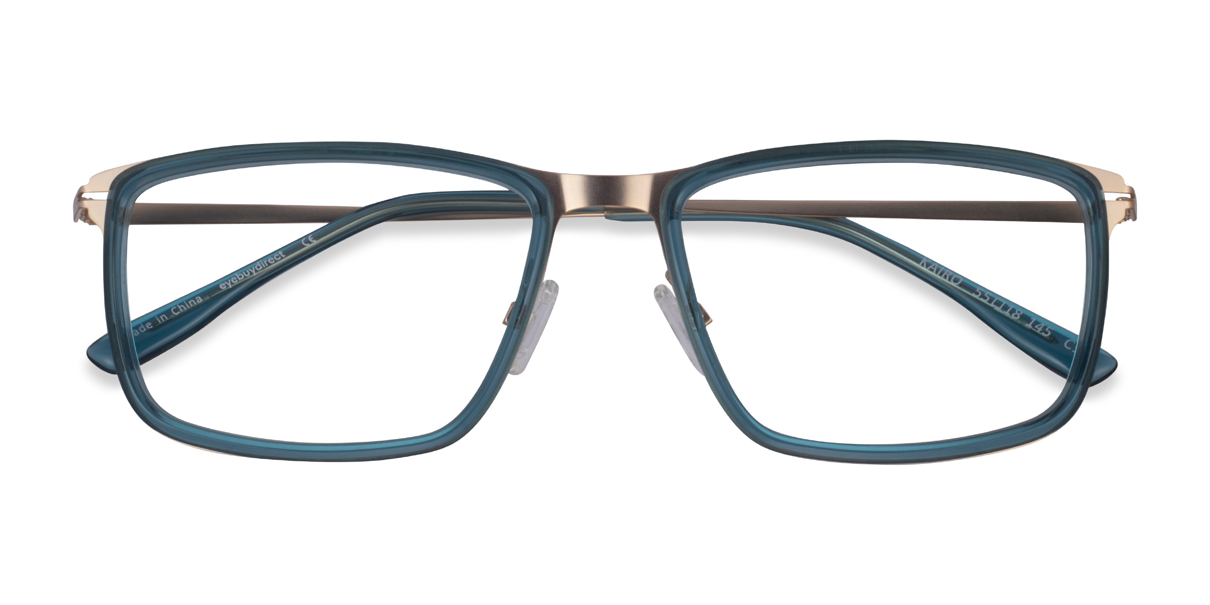 Teal  Gold Kairo -  Acétate Lunettes de vue