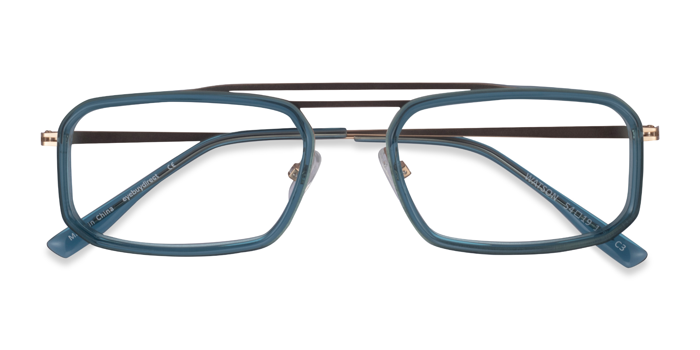 Teal  Gold Watson -  Acétate Lunettes de vue