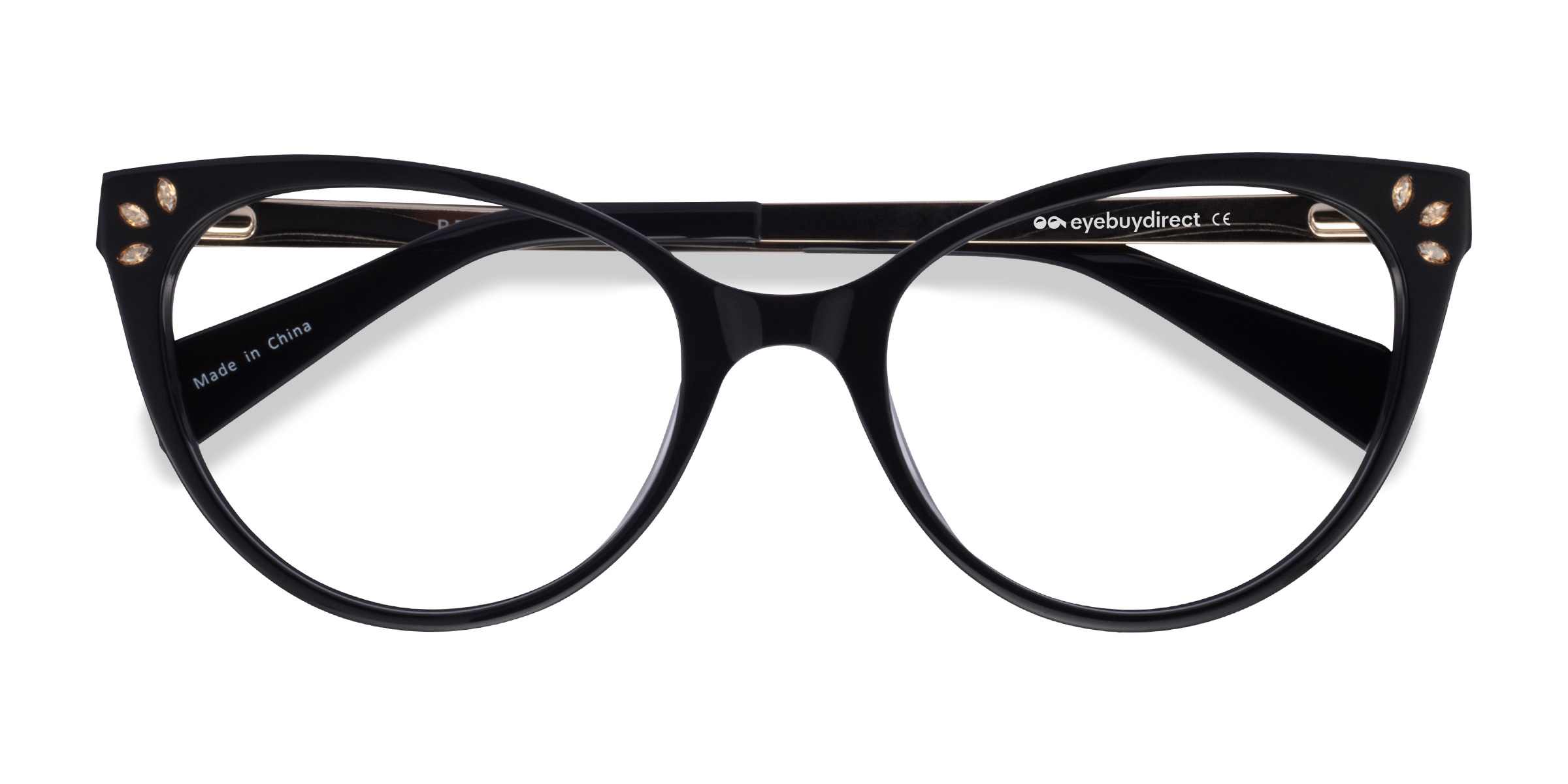 Noir Beauty -  Acetate-metal Lunettes de vue