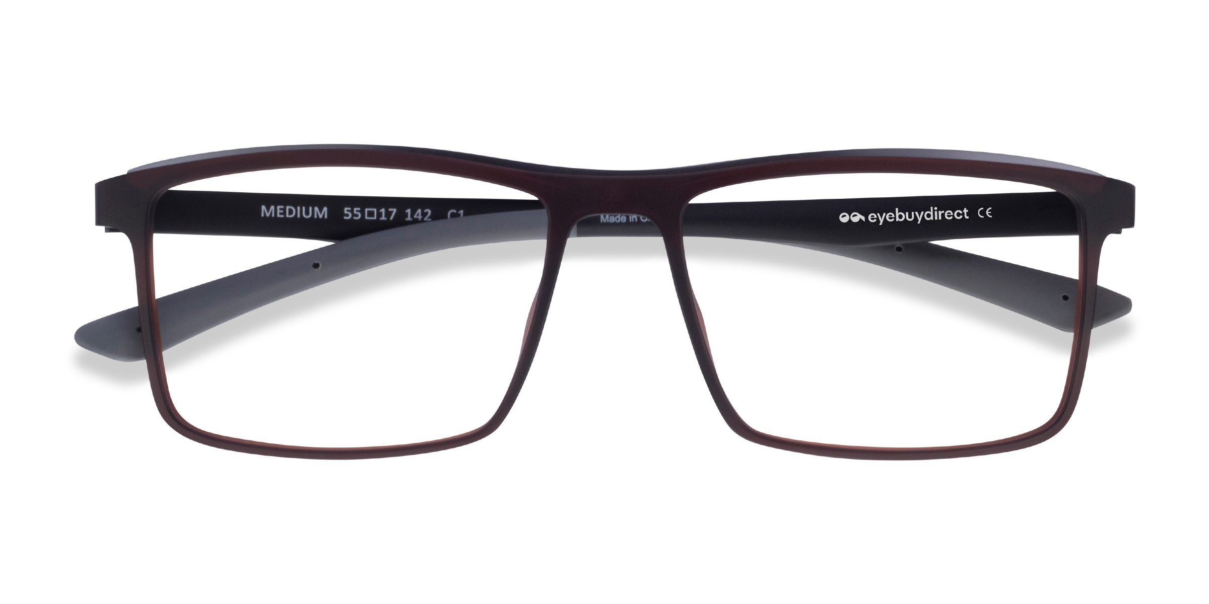 Coffee Medium -  Metal Eyeglasses