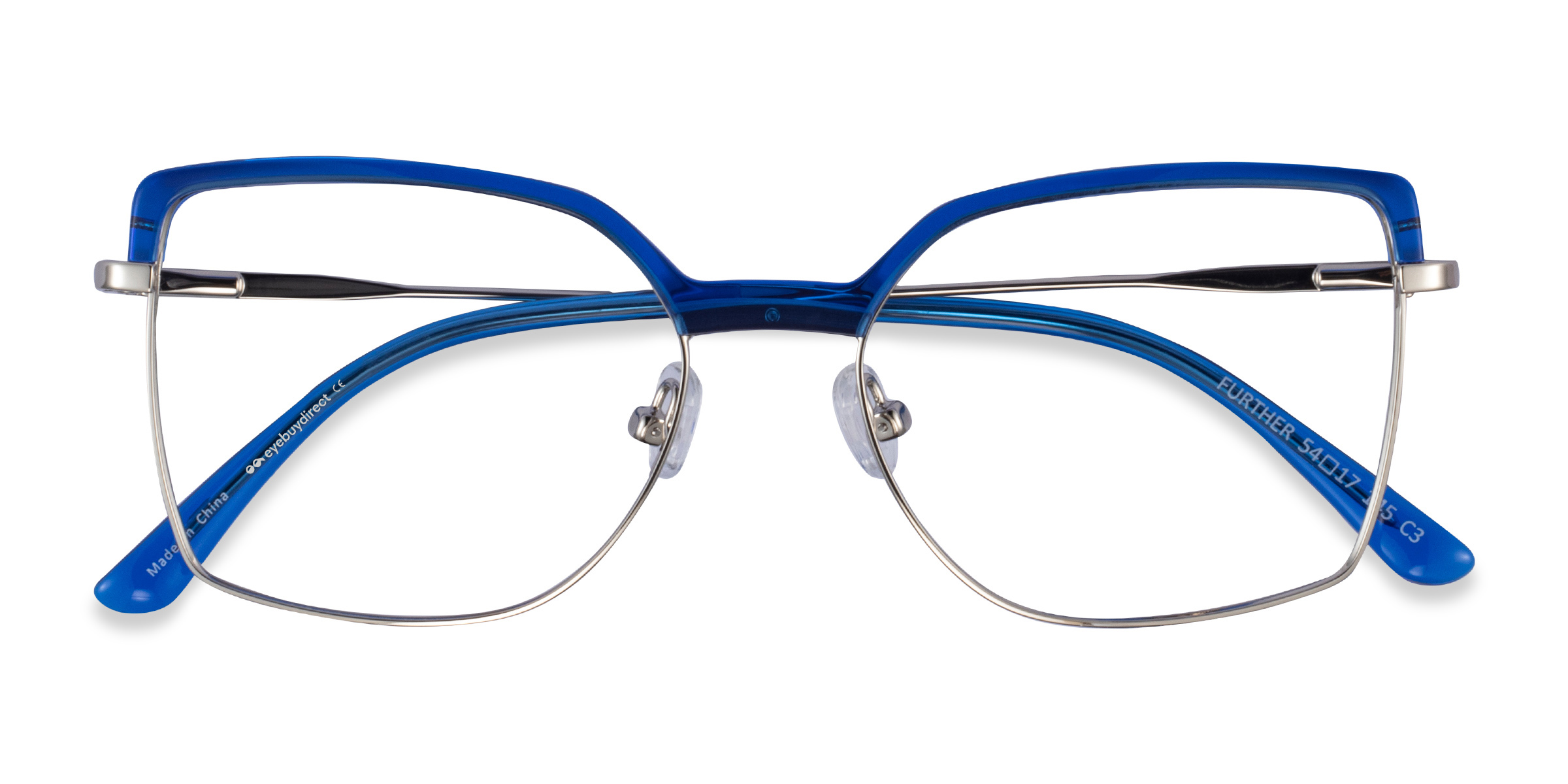 Blue & Silver Further -  Acetate-metal Lunettes de vue