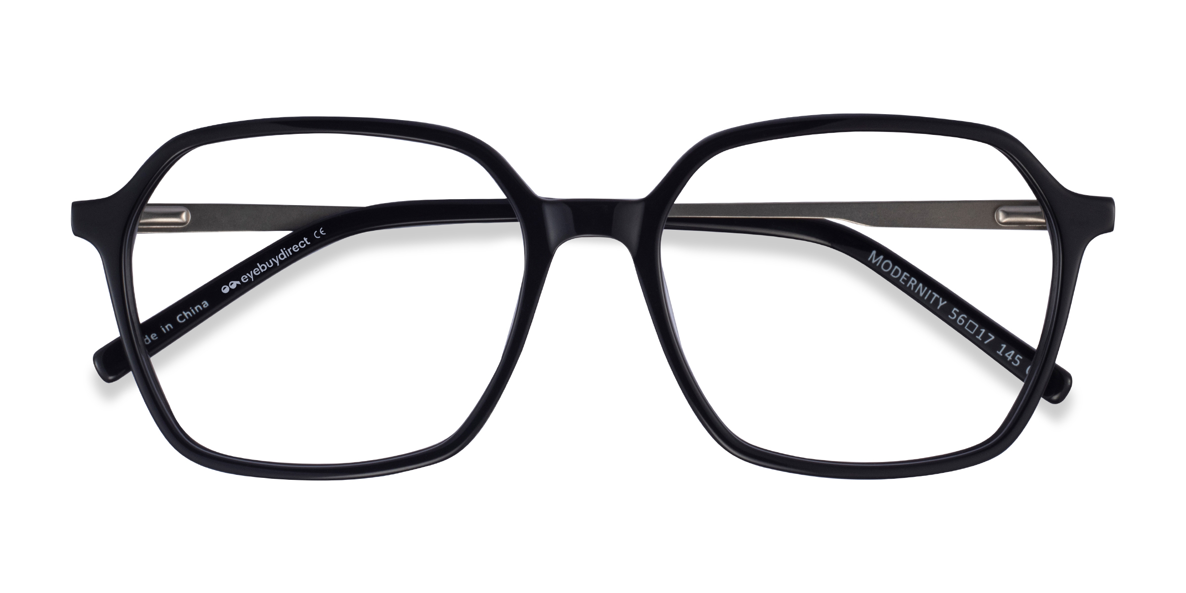 Black Silver Modernity -  Acétate Lunettes de vue