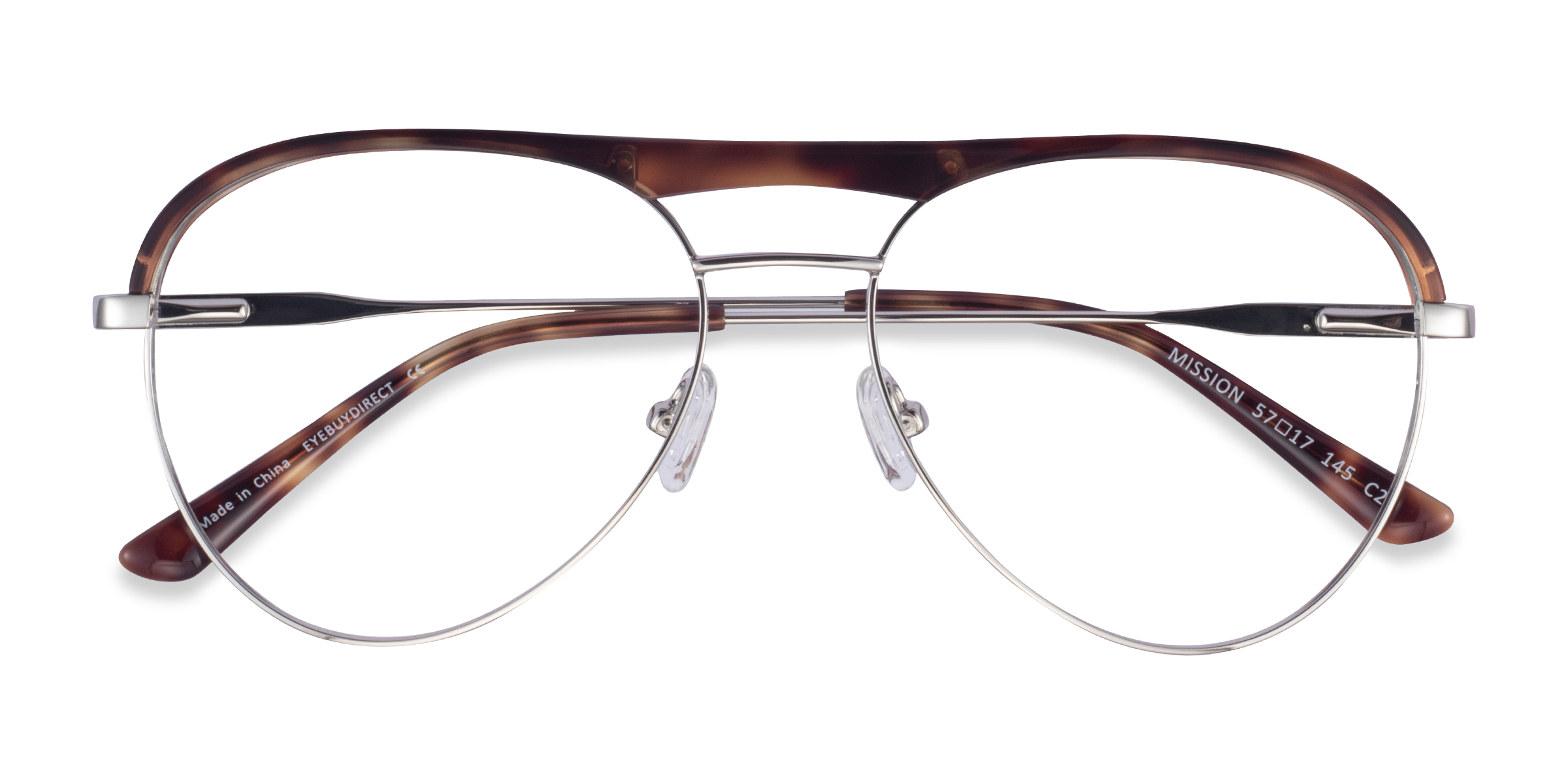 Tortoise & Silver Mission -  Acetate-metal Lunettes de vue