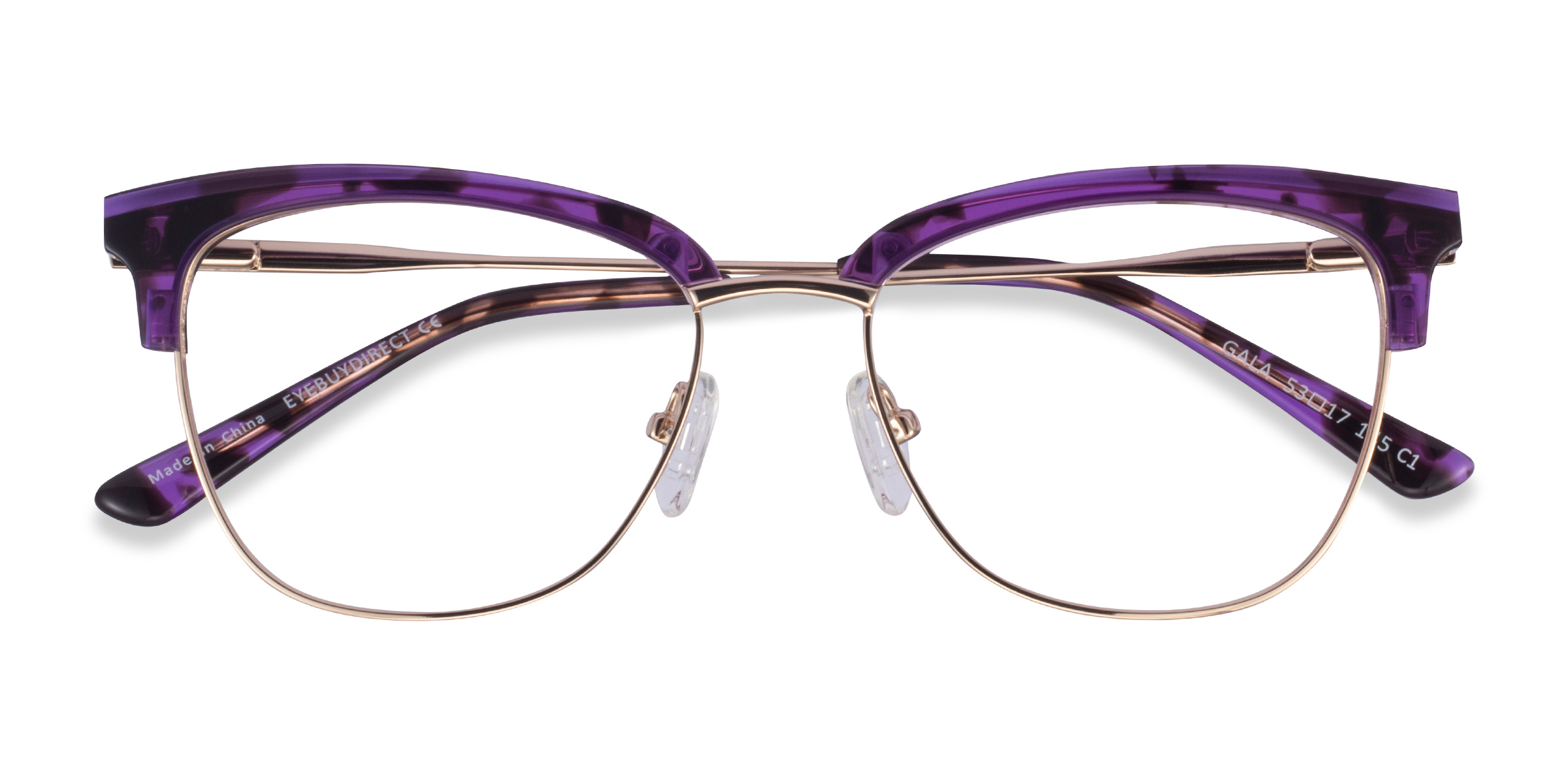 Purple & Gold Gala -  Acetate-metal Lunettes de vue