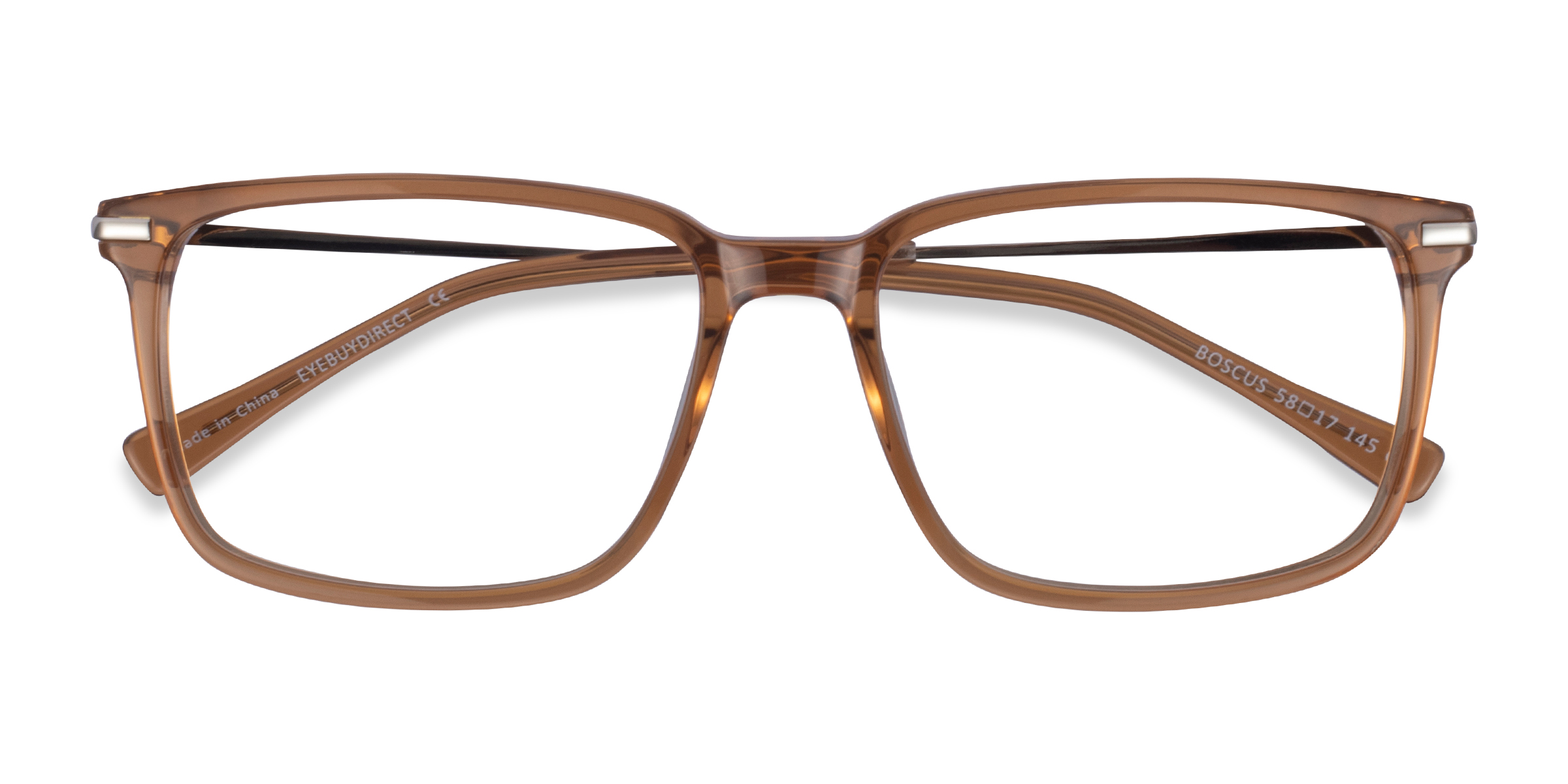 Clear Brown Silver Boscus -  Acétate Lunettes de vue
